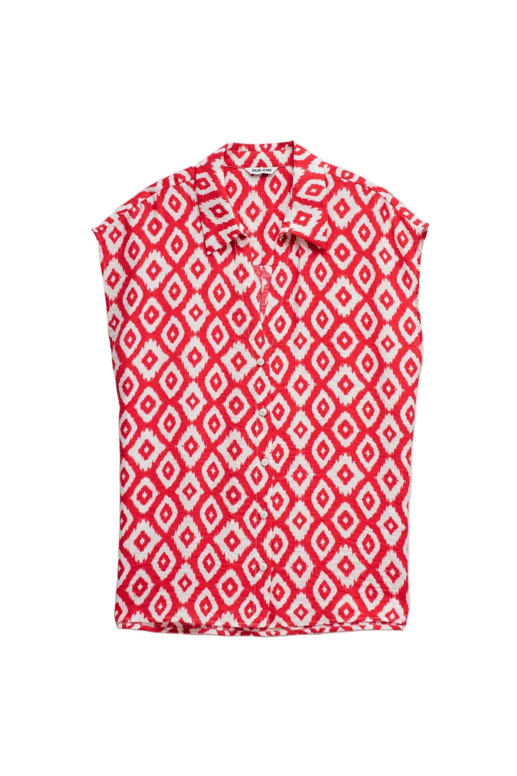 Image of Salsa Kurzarmbluse "Salsa Jeans Kurzarmbluse Basic Sleeveless"