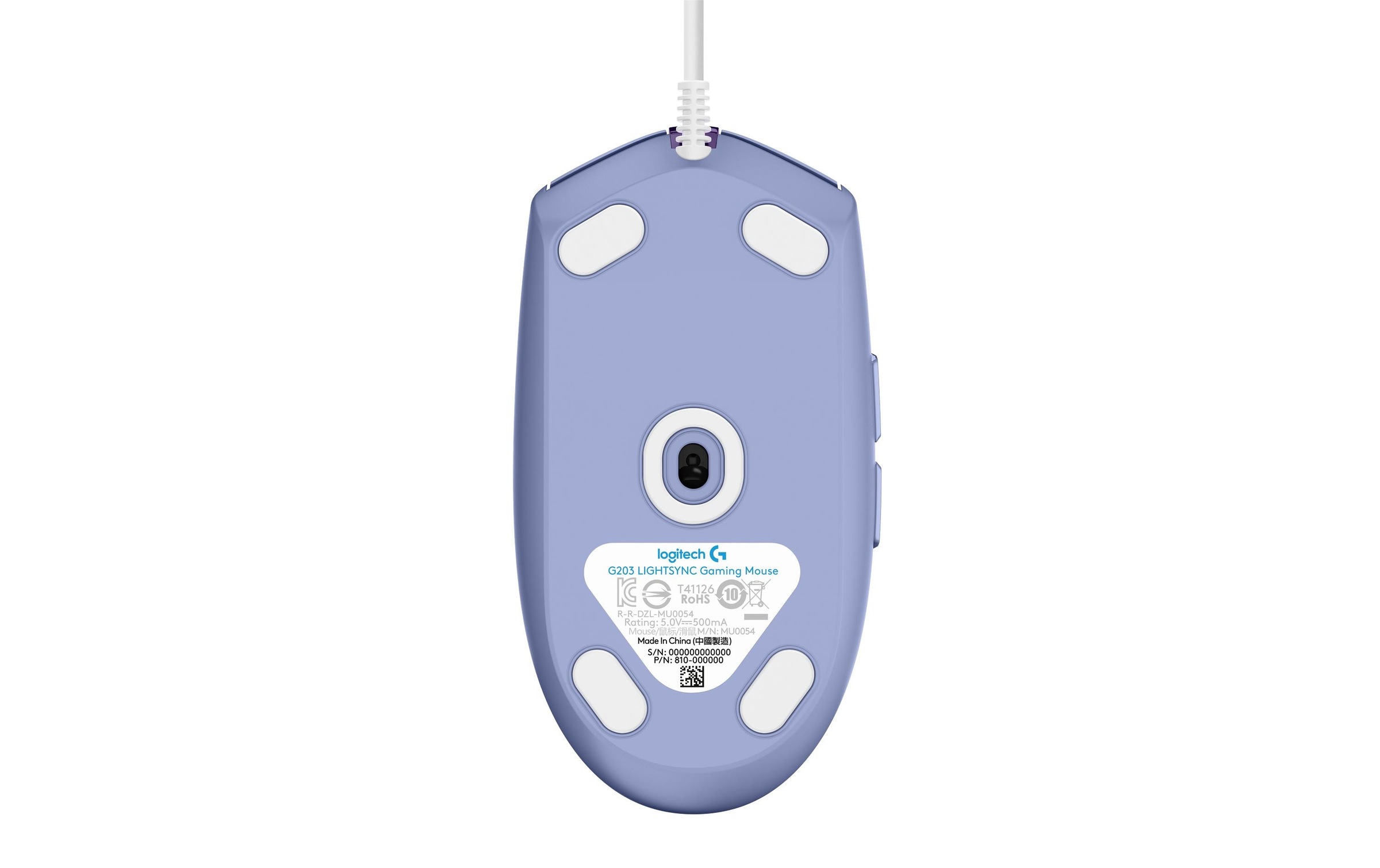 Logitech Gaming-Maus »G203 Lightsync Lila«, kabelgebunden