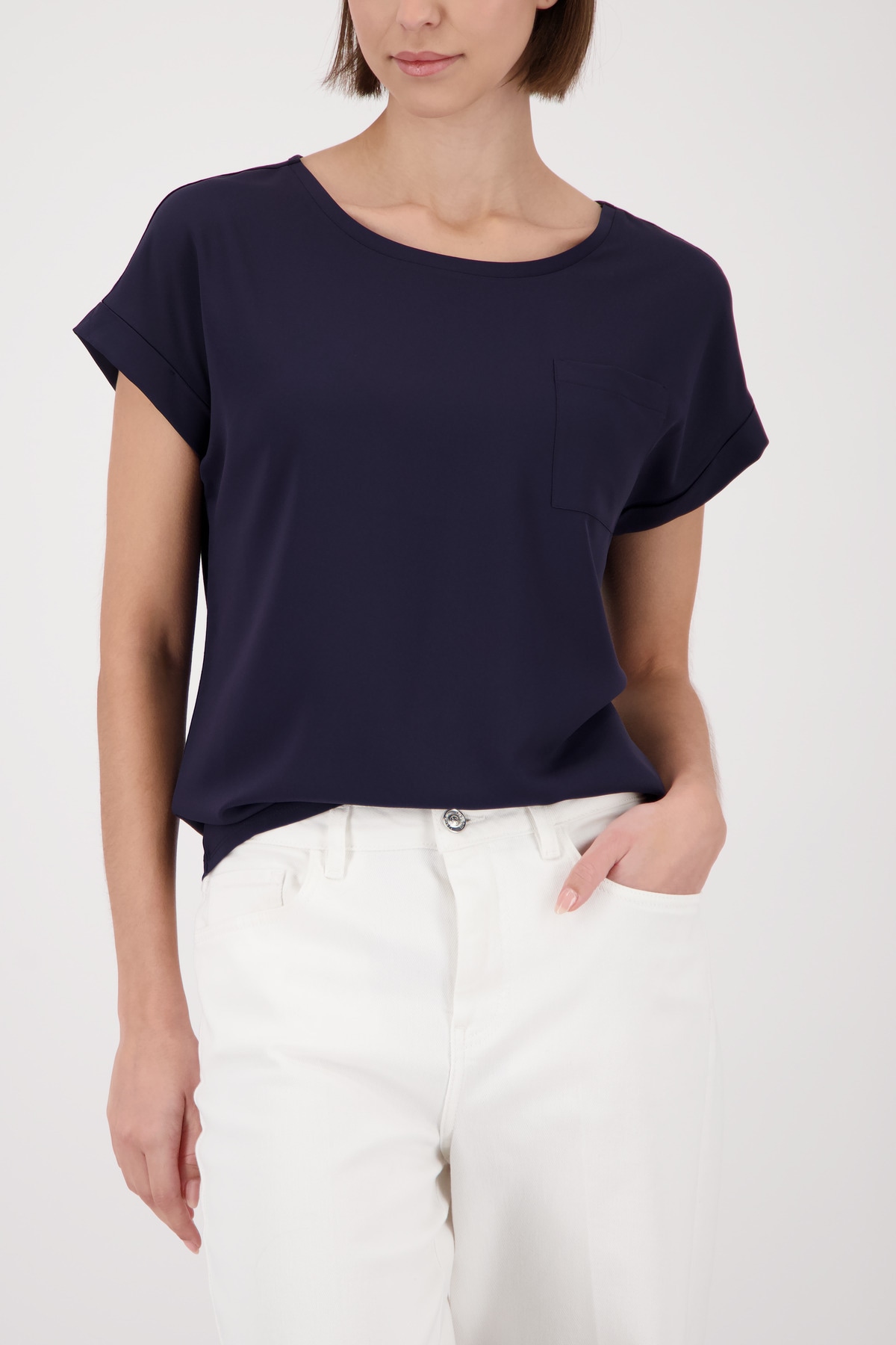 Image of Monari Schlupfbluse mit Brusttasche