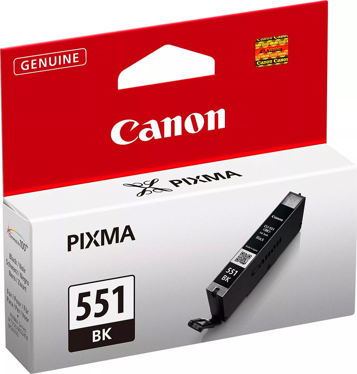 Canon Tintenpatrone »CLI-551BK«, original Druckerpatrone 551 schwarz