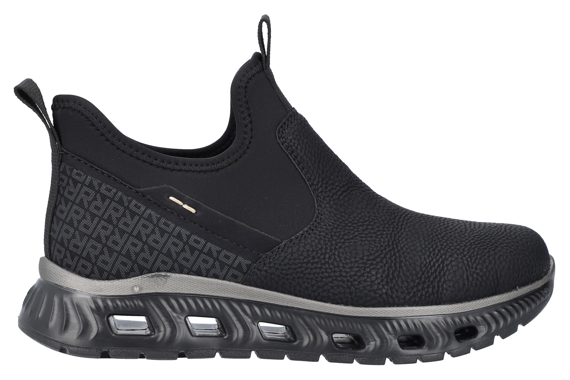 RIEKER Sport Bottines à enfiler  , High-Top-Sneaker, Schlupfboots mit elastischem Schaft