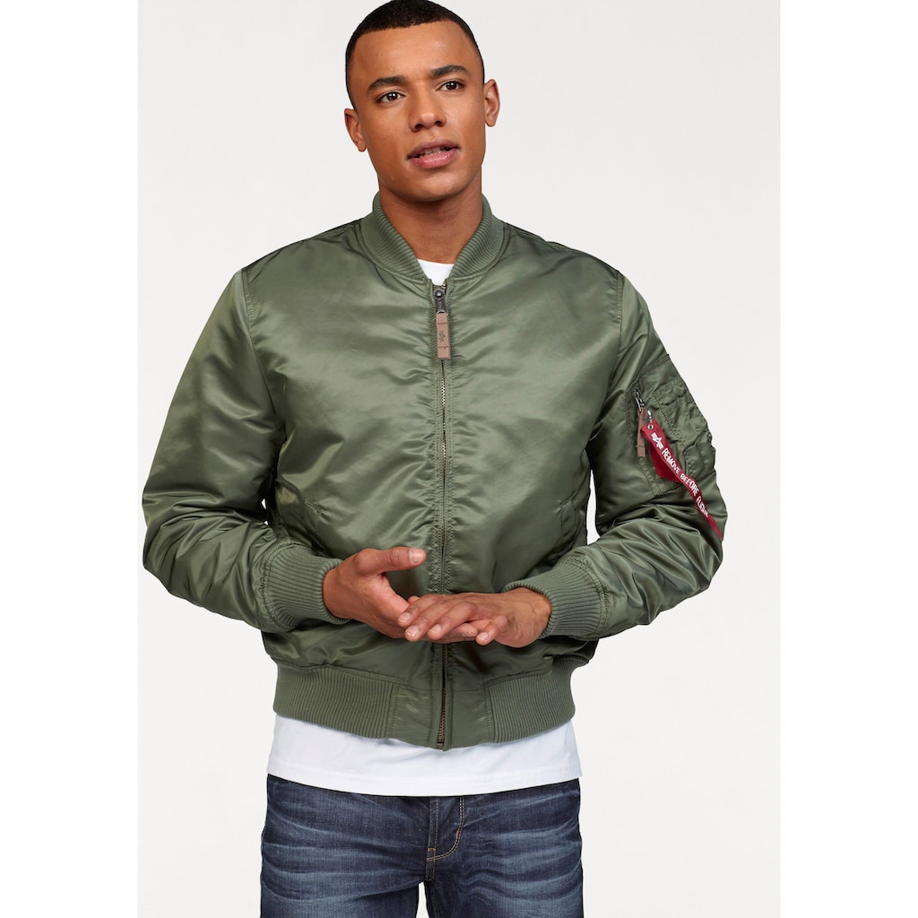 Alpha Industries Bomberjacke »MA-1 VF59 LONG«, ohne Kapuze, gefüttert