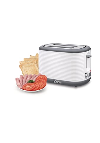 Toaster »Stripes, Weiss, Grau«, für 2 Scheiben, 930 W