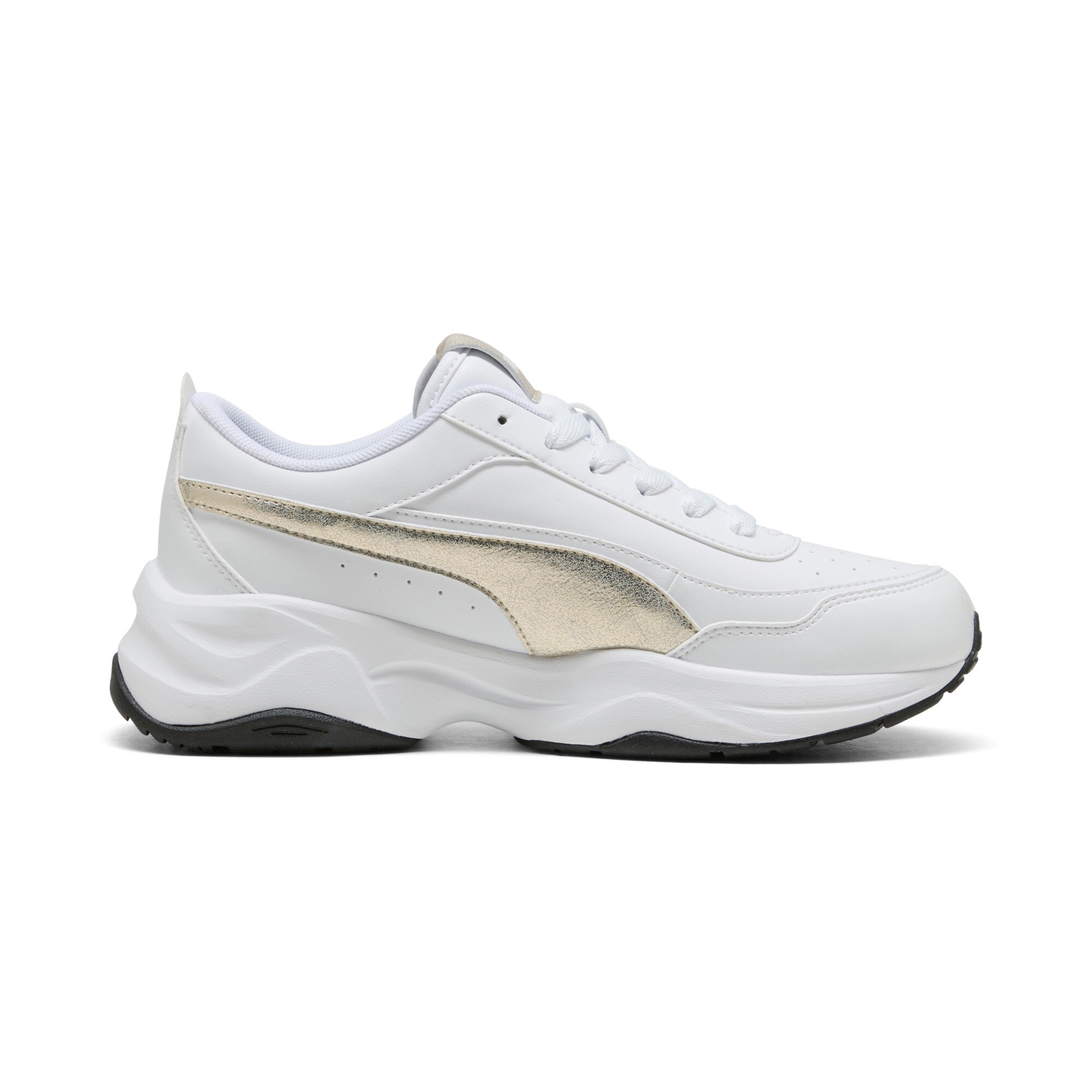 PUMA Sneaker »CILIA MODE METALLIC WHISPER«  mit Schnürverschluss, Gummi-Laufsohle, Obermaterial aus Synthetik