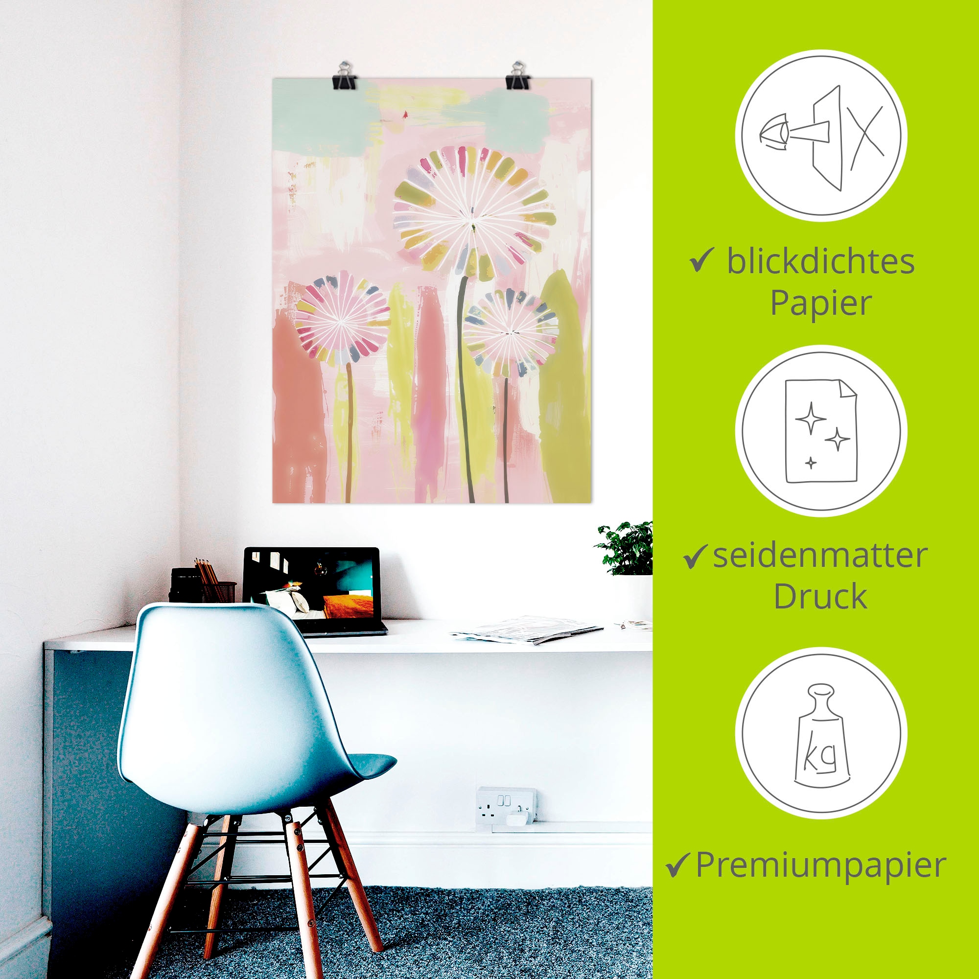 Artland Wandbild »Träume in Pastel« 1 Stk. tlg. als Alubild, Leinwandbild, Poster, Wandaufkleber in verschied. Grössen