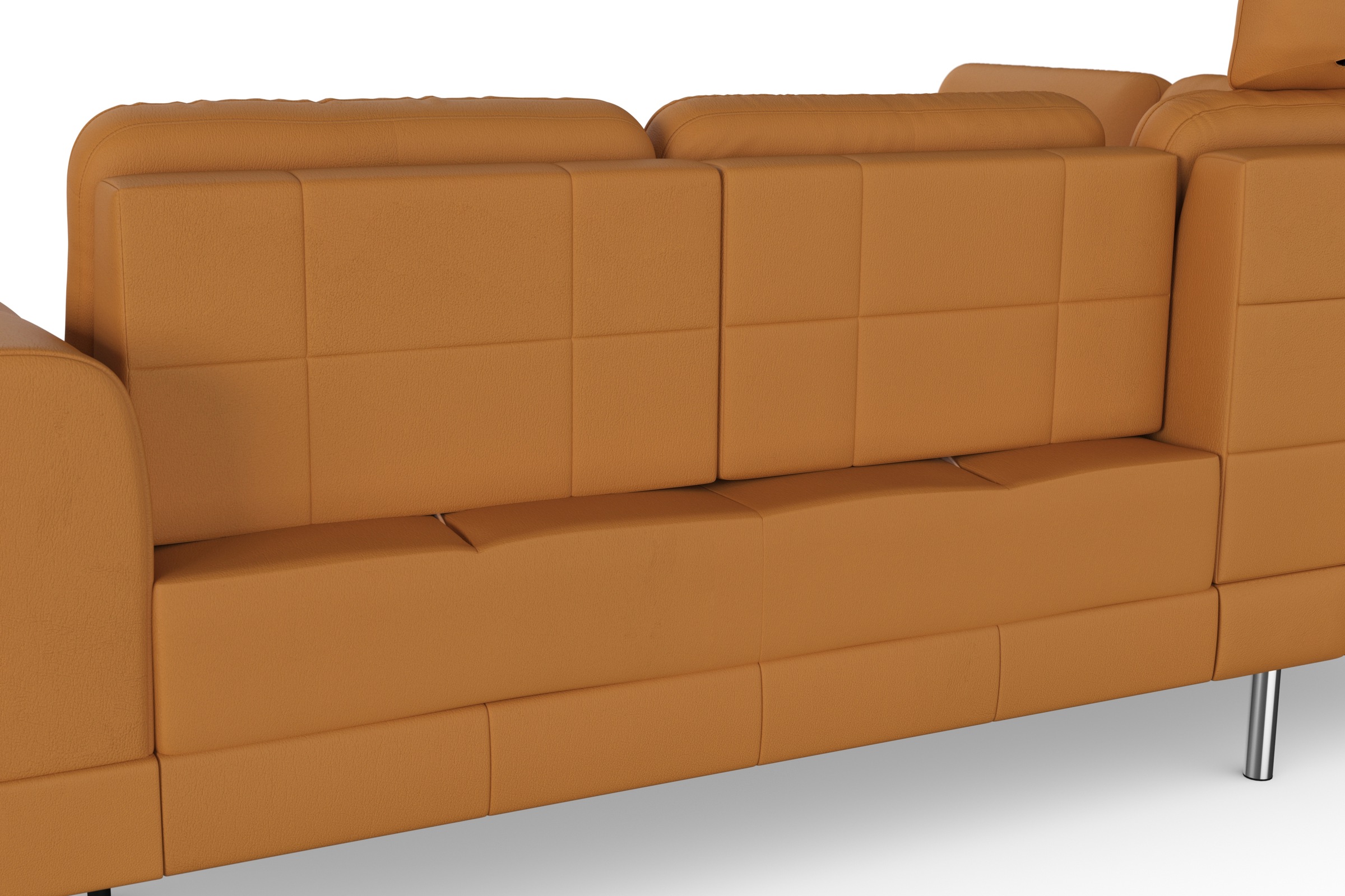 sit&more Ecksofa »Bendigo L-Form«, inklusive Sitztiefenverstellung, Bodenfreiheit 15 cm, in 2 Fussfarben