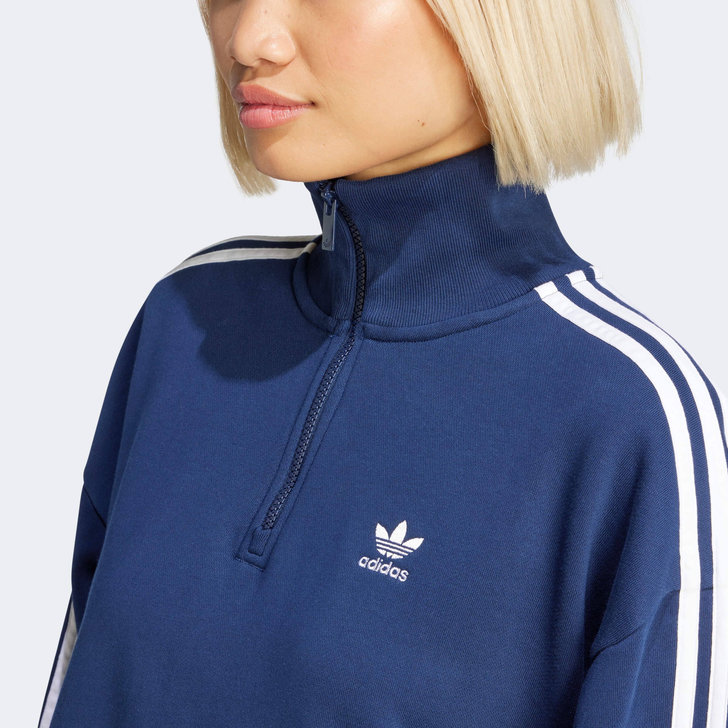 adidas Originals Kapuzensweatshirt »HALFZIP CREW FT«