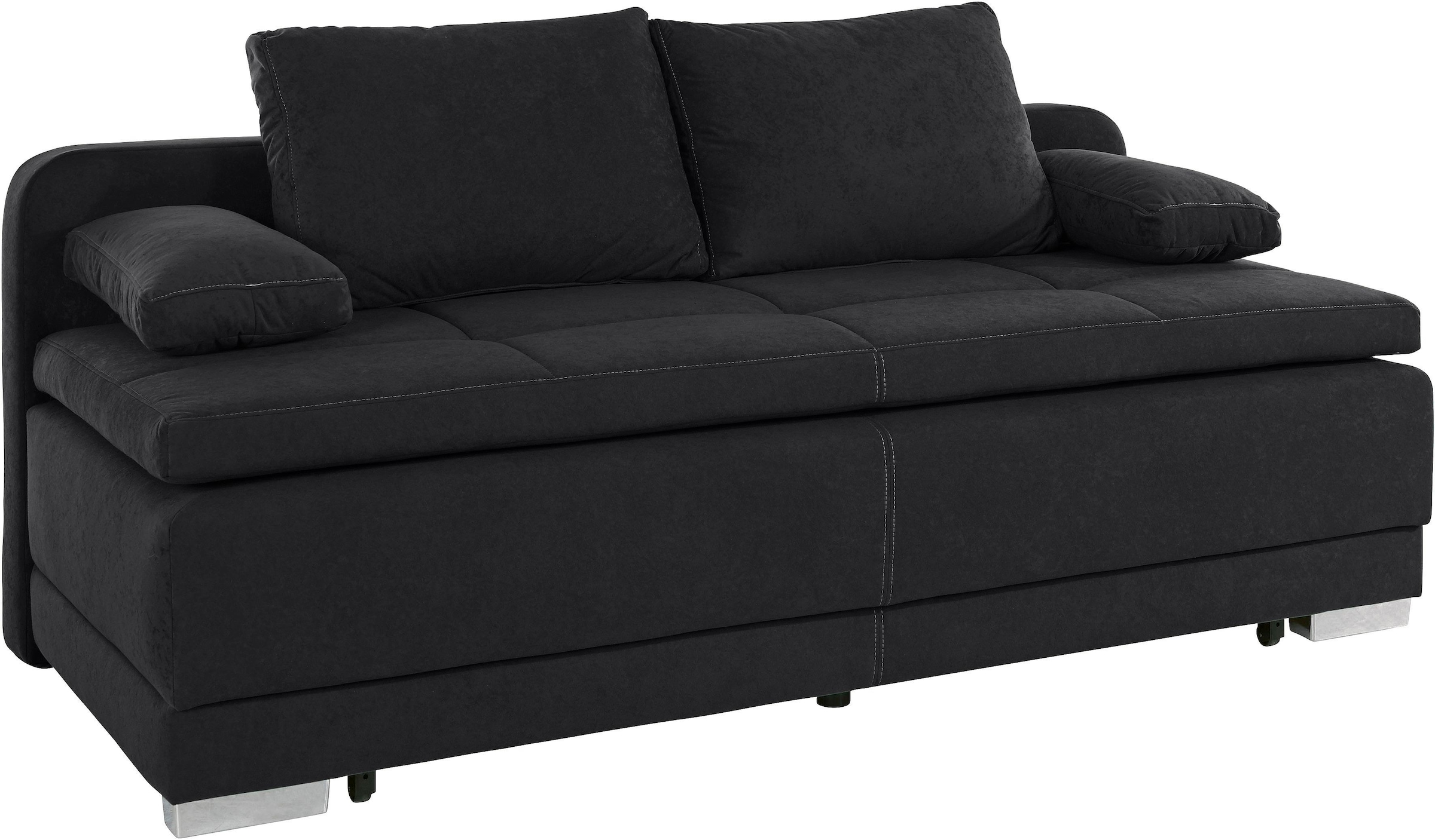 Image of COLLECTION AB Schlafsofa, mit Bettfunktion und Bettkasten, frei im Raum stellbar, inklusive loser Armlehn-und Rückenkissen bei Ackermann Versand Schweiz