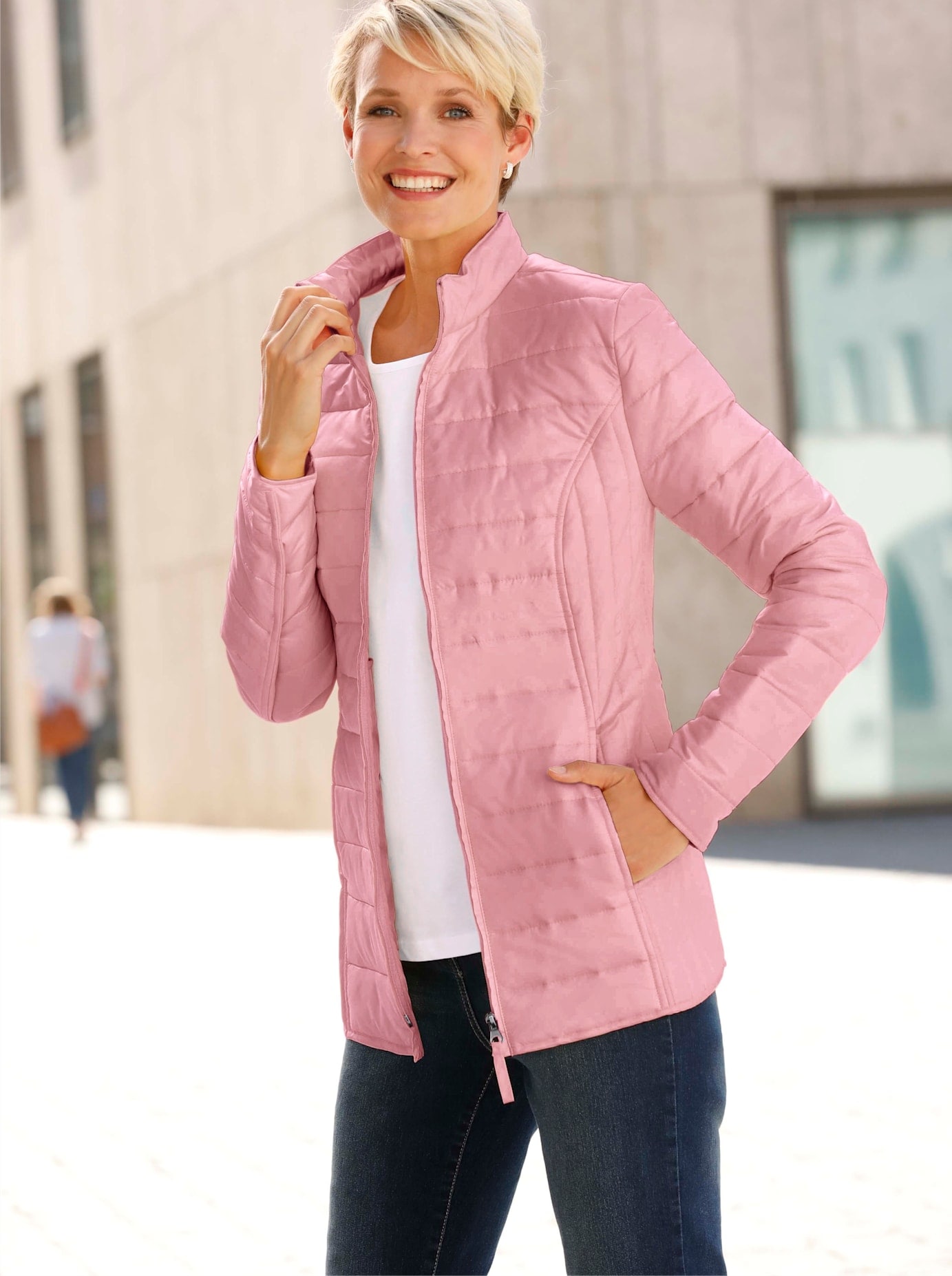 Classic Basics Steppjacke, ohne Kapuze