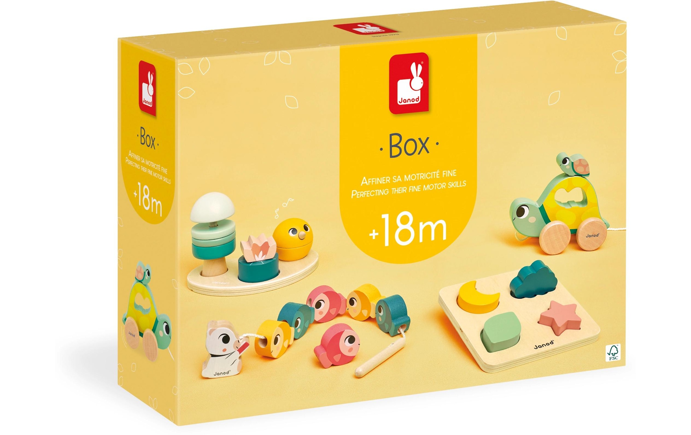 Janod Lernspielzeug »Box 18 Monate«