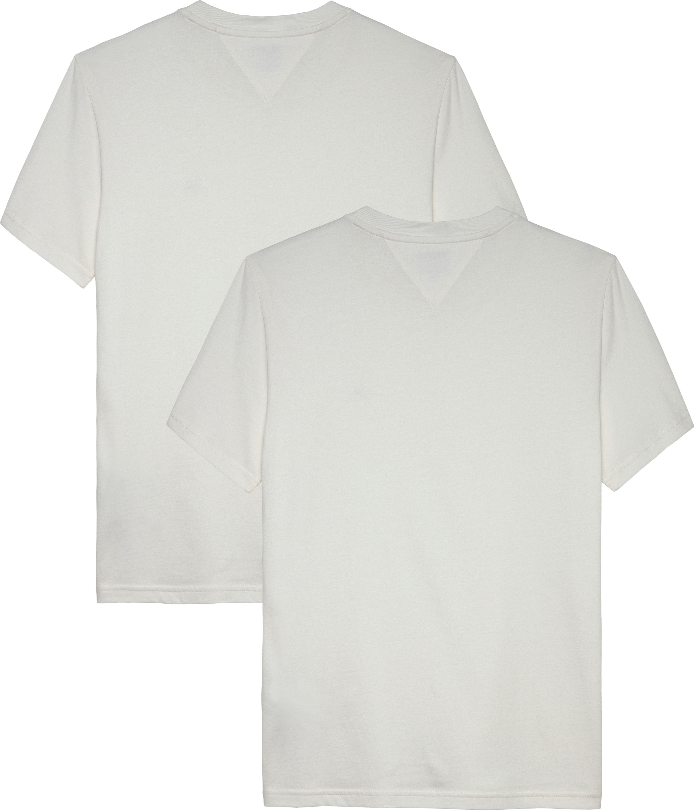 Tommy Jeans Shirt à col rond »TJM XSLIM 2PACK JERSEY TEE EXT« Paquet, pack de 2,  broderie logo, lot de 2