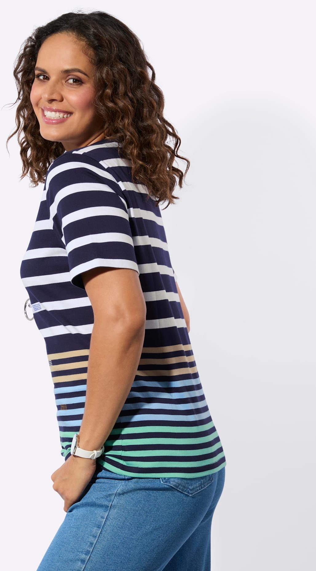 Casual Looks T-shirt à manches courtes »Ringelshirt« 1 pièces