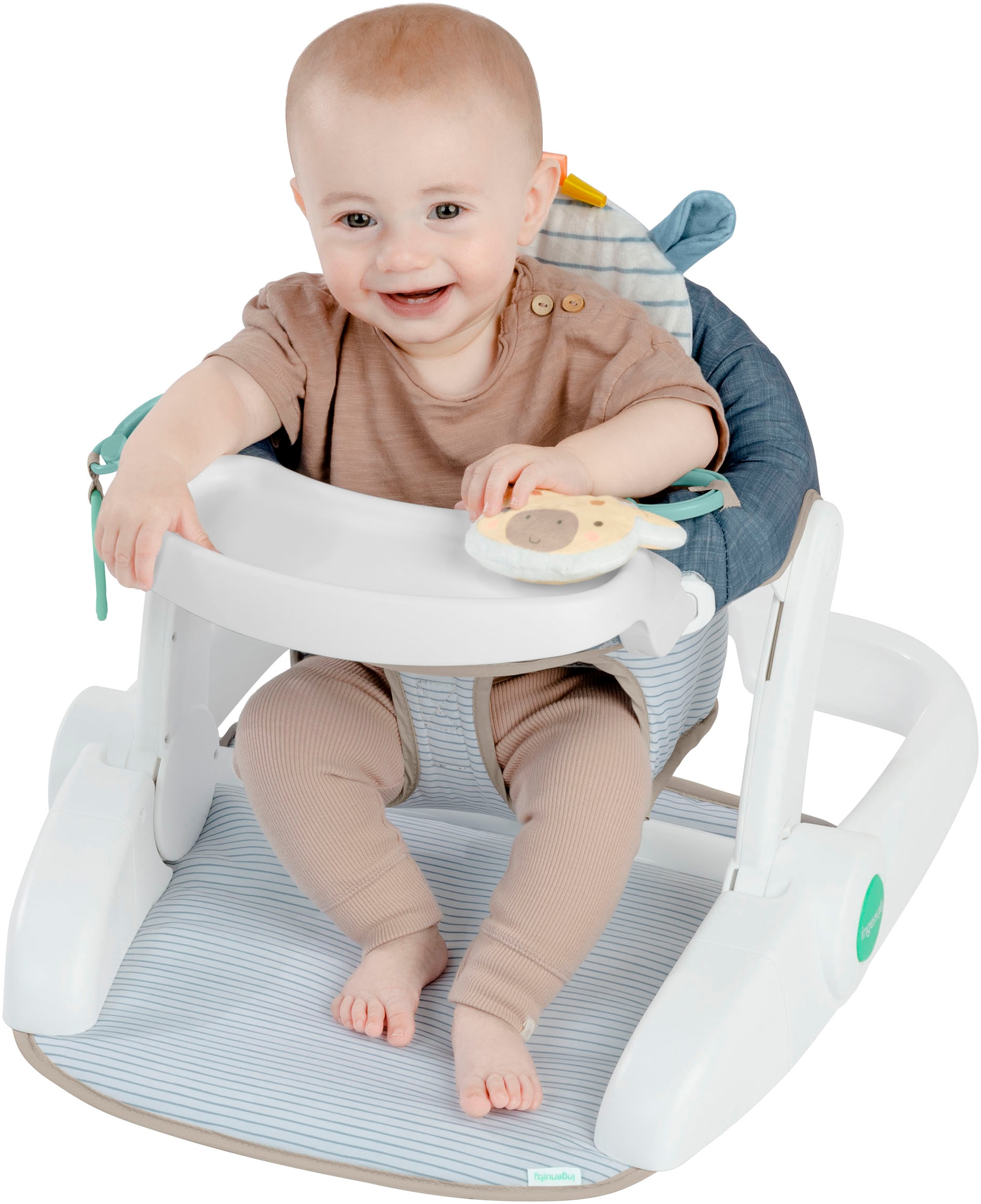 ingenuity Tischsitz »Prop Spot™ Learn-to-Sit™ - Casi™« inklusive 2 Spielzeugen und 3 bunten Anhängern