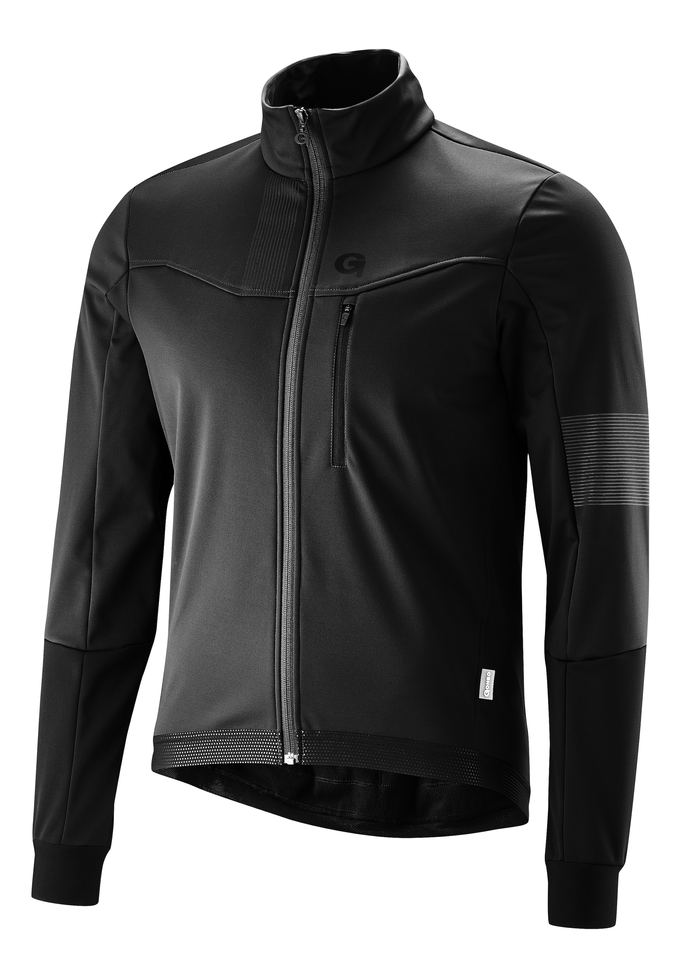 Gonso Fahrradjacke »Valaff«, Herren Softshell-Jacke, Windjacke atmungsaktiv und wasserabweisend