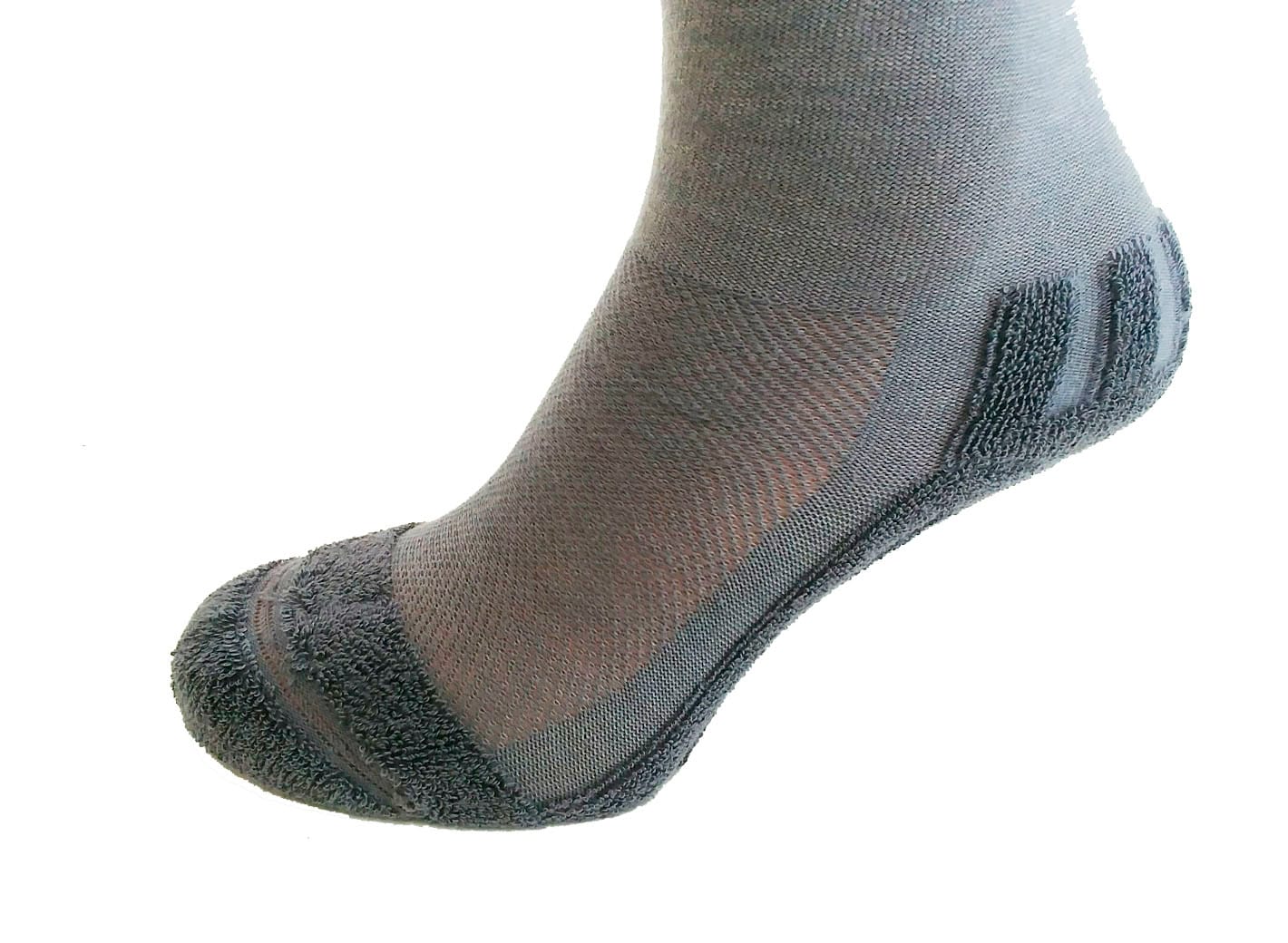 Fussgut Diabetikersocken »Venenfreund Kniestrümpfe mit Airchannel Fussbelüftung«, (2 Paar), verstärkte Fusspolsterung, weiter Bund, Druckentlastung, bequemer Bund