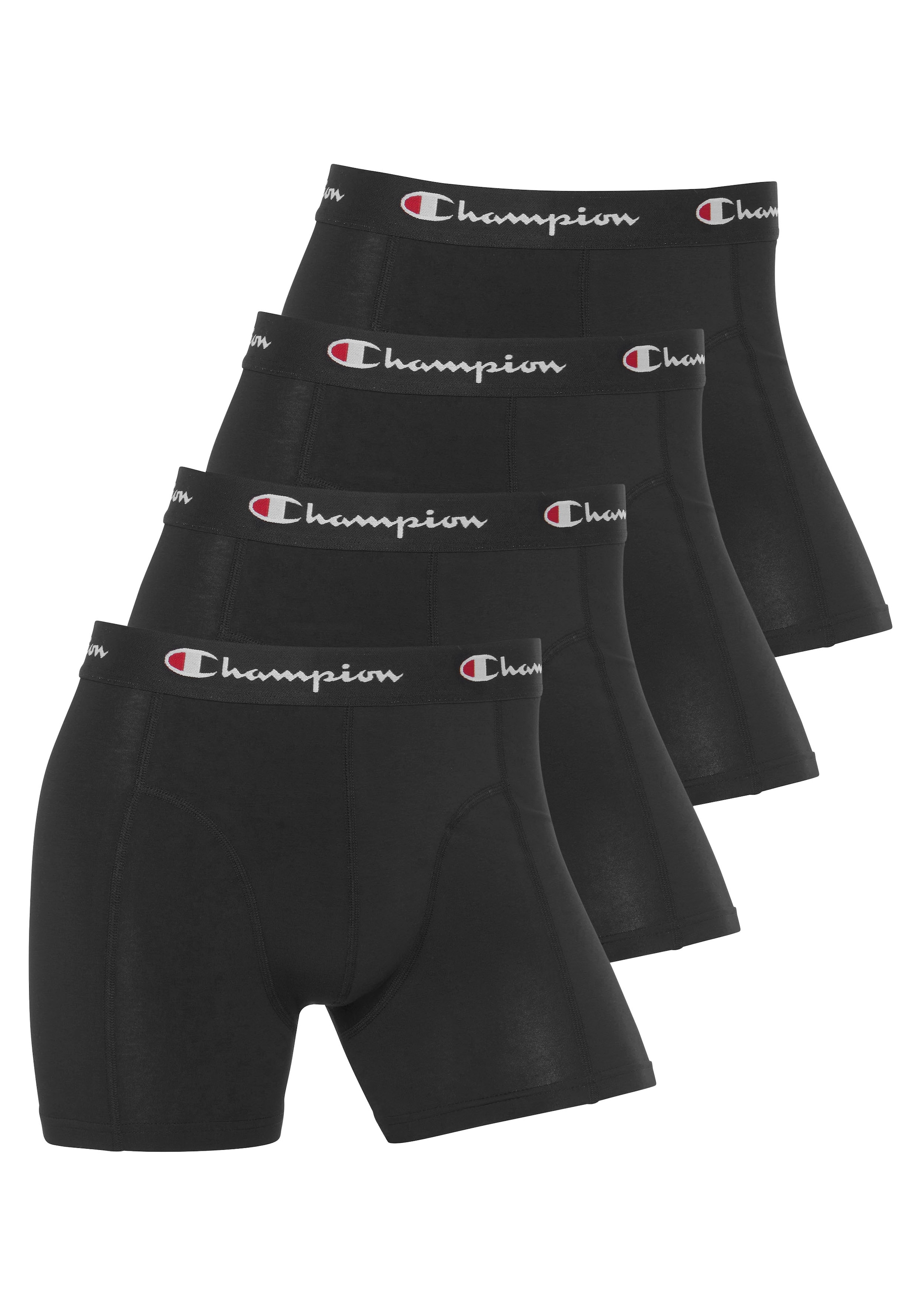 Image of Champion Boxershorts Packung, 4 Stk. sportlicher Schnitt, glatte Nähte, elastische Passform, 4er-Pack