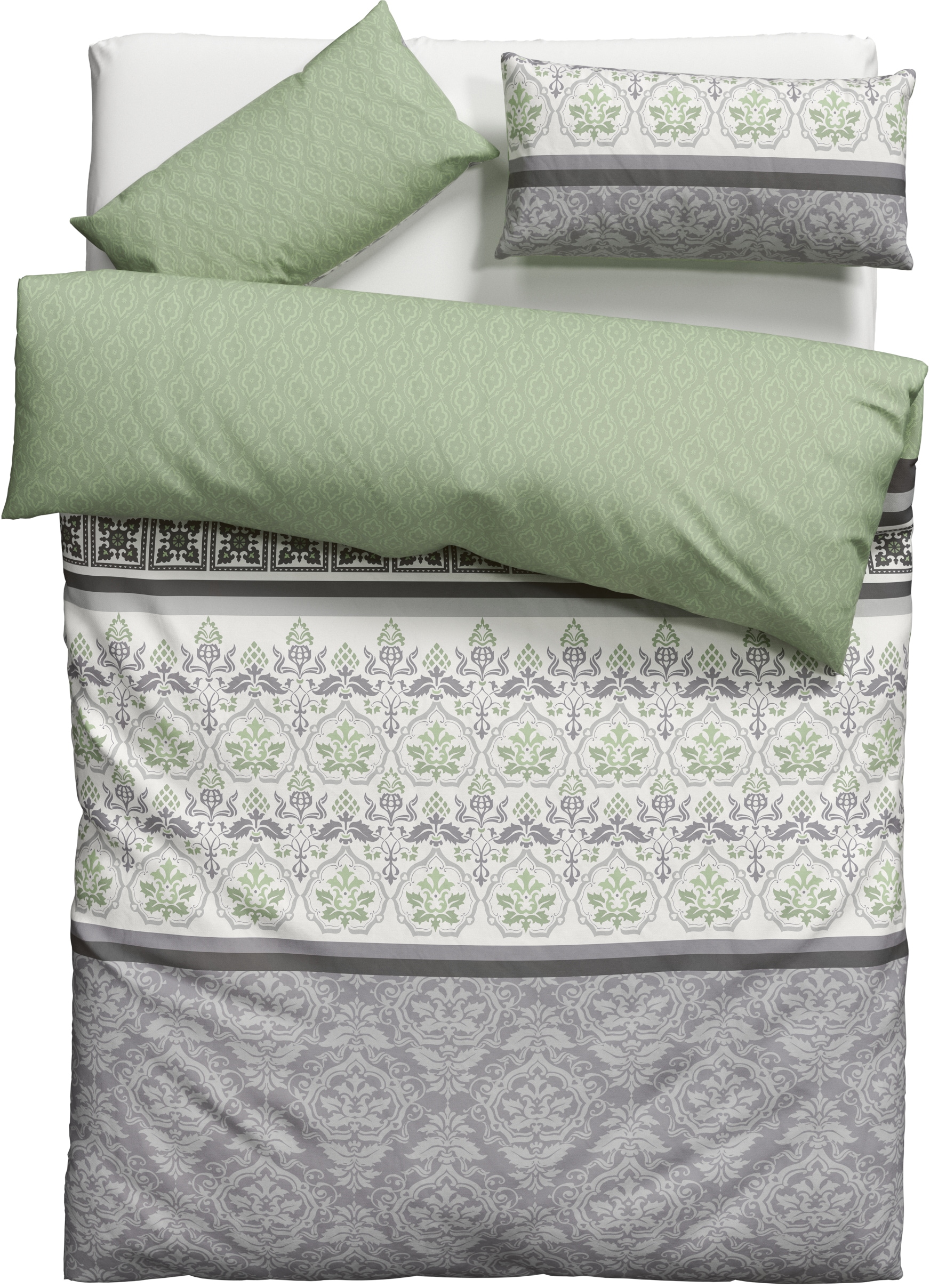 Home affaire Bettwäsche »Cremona« romantische Bettwäsche in verschiedenen Qualitäten, ab Gr. 135x200 cm