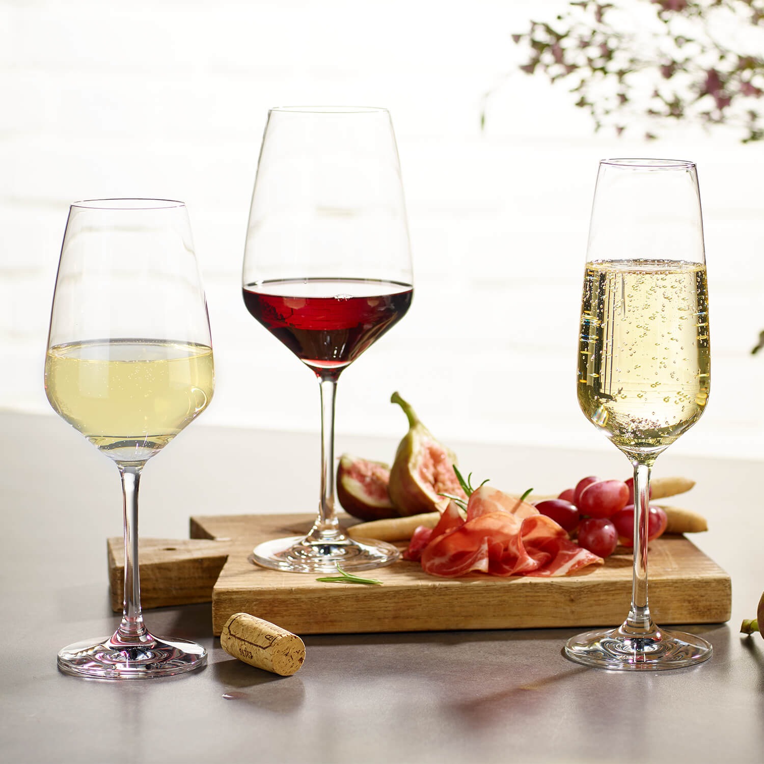 vivo Villeroy & Boch Group Sektglas »Voice Basic« Kristallglas, spülmaschinengeeignet