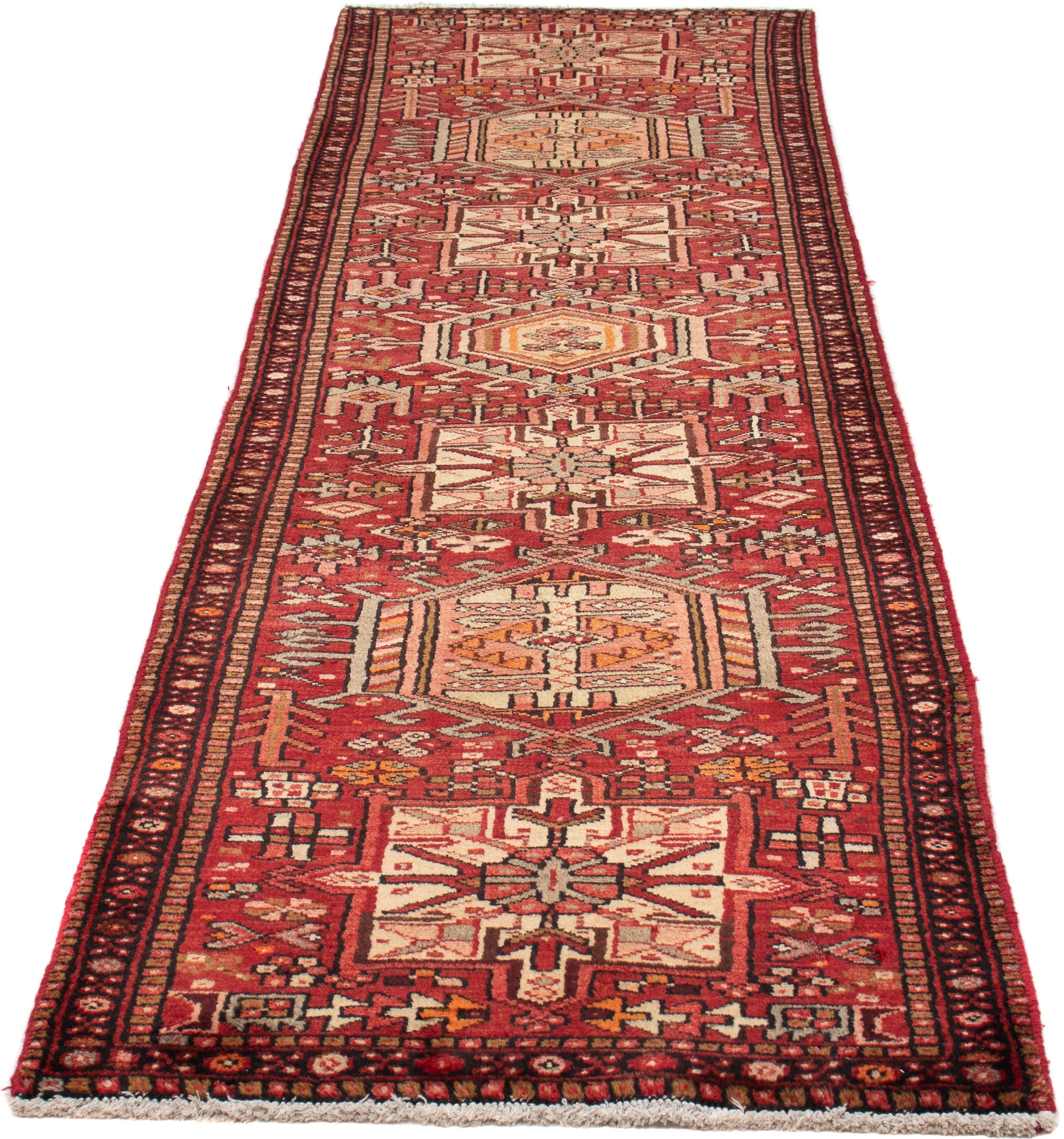 Image of morgenland Orientteppich »Perser - Nomadic - 260 x 77 cm - rost«, rechteckig, 10 mm Höhe, Wohnzimmer, Handgeknüpft, Einzelstück mit Zertifikat bei Ackermann Versand Schweiz