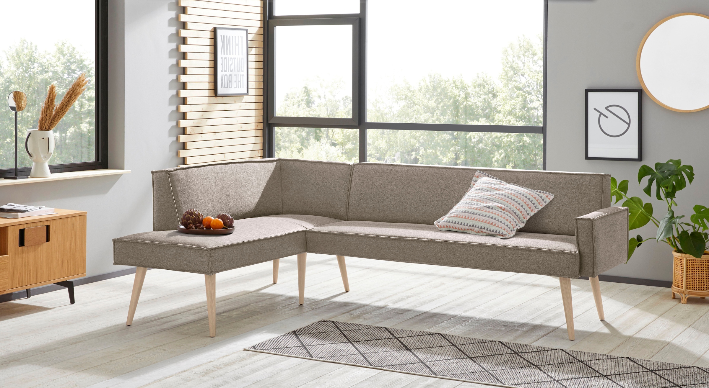 exxpo - sofa fashion Eckbank »Lungo«, Frei im Raum stellbar günstig kaufen
