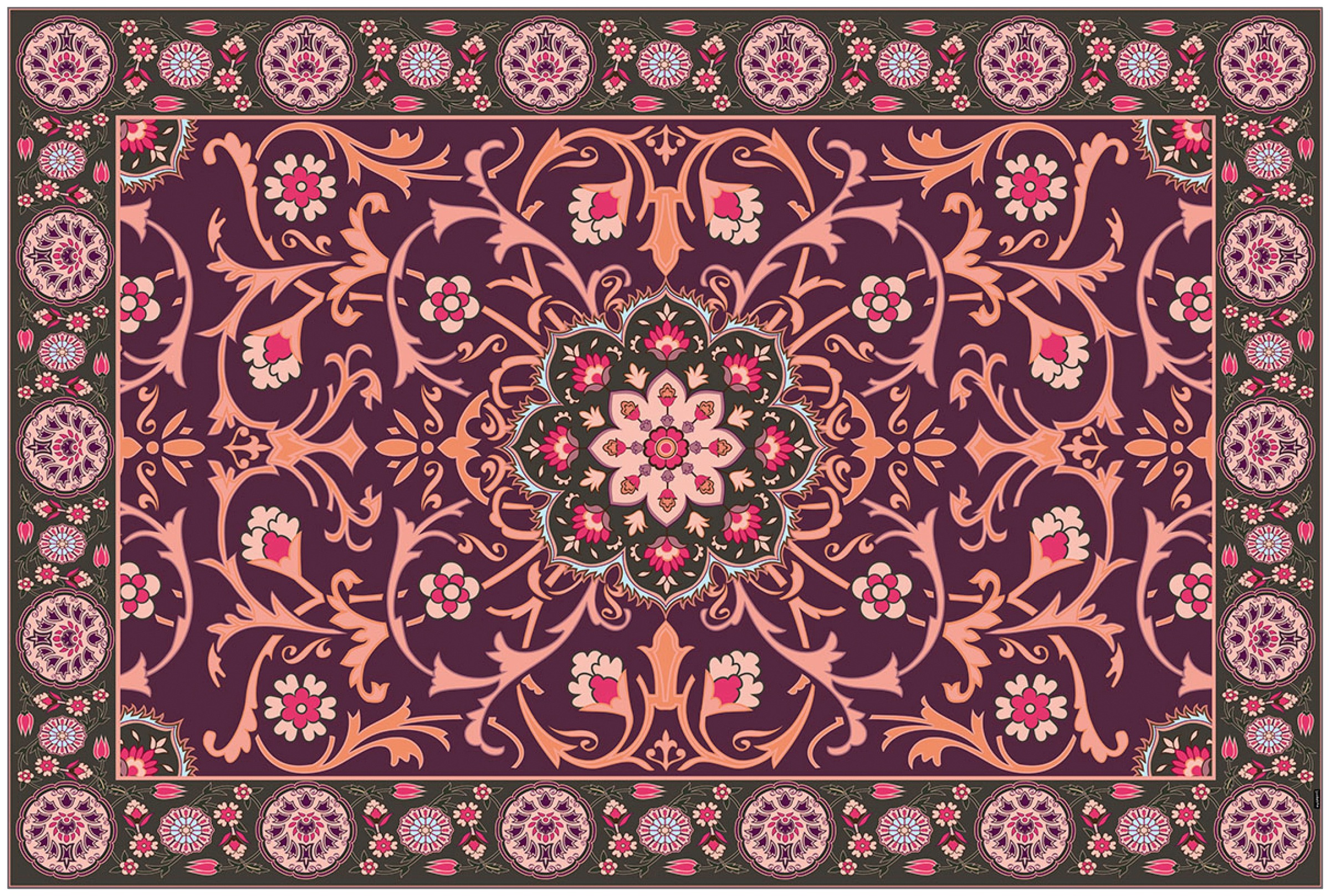 Image of MySpotti Vinylteppich »Buddy Selma«, rechteckig, 0,5 mm Höhe, statisch haftend bei Ackermann Versand Schweiz