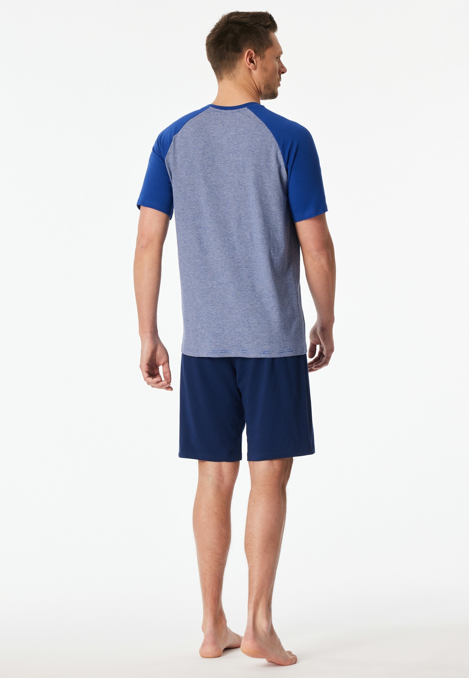 Schiesser Shorty »95/5 Nightwear« 2 mit Rundhalsausschnitt, Kurzarm, in Single-Jersey Qualität