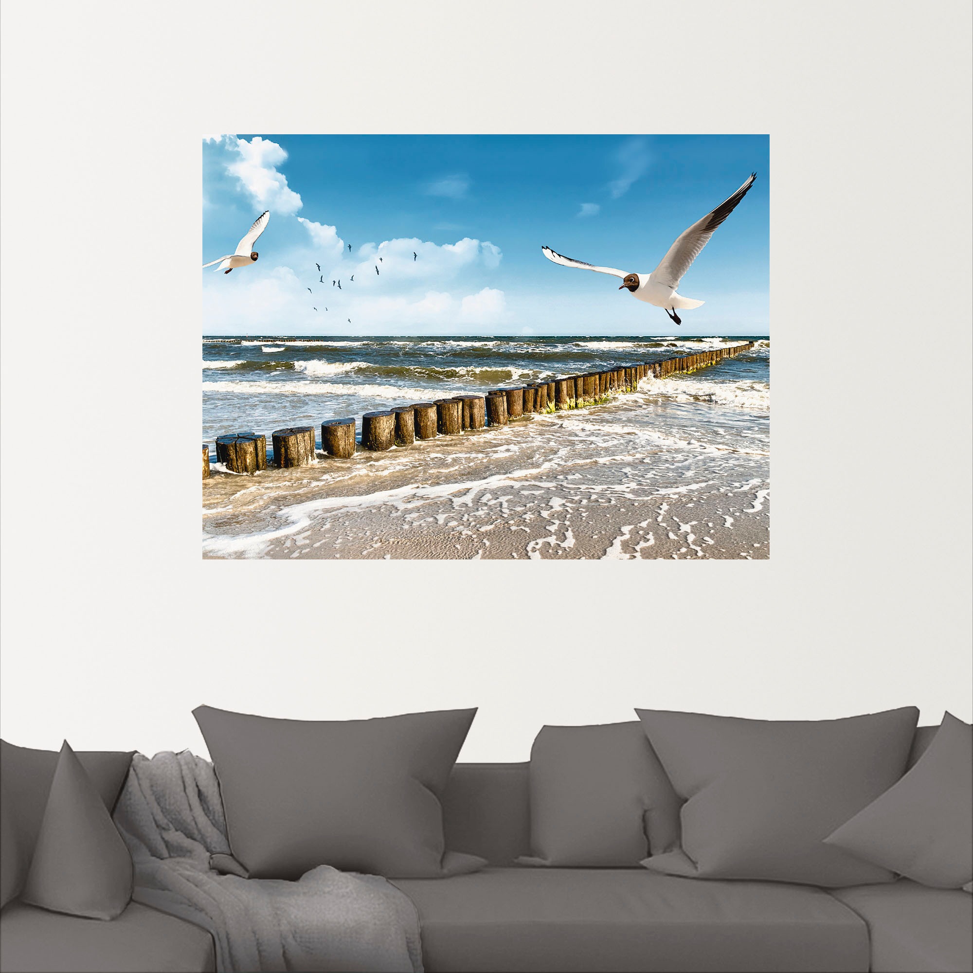 Artland Wandbild »Ostsee«, Gewässer, (1 St.), als Leinwandbild, Poster, Wandaufkleber in verschied. Grössen