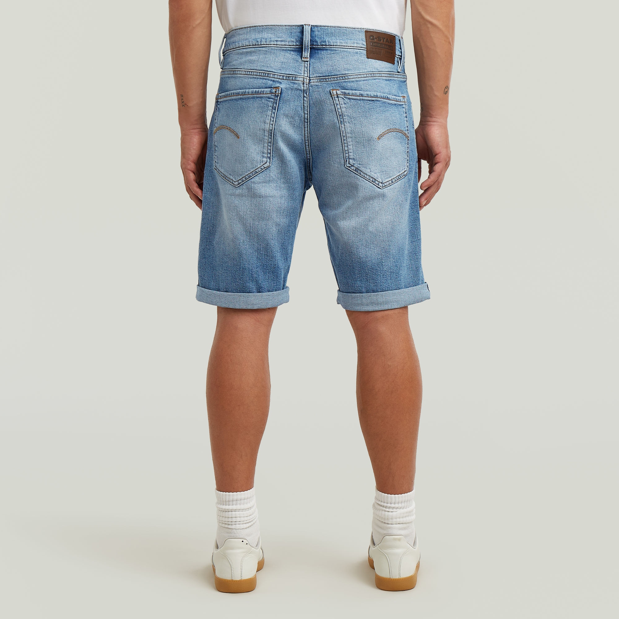 G-STAR Short en jean »Mosa« mit Umschlagsaum