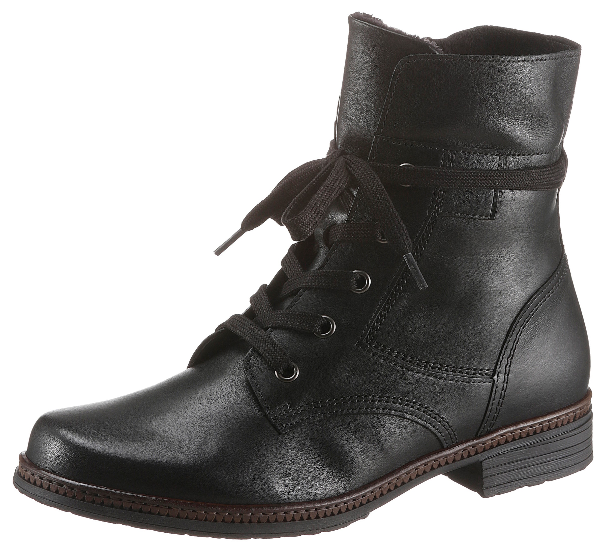 Image of Gabor Schnürstiefelette, Schnürboots, Businessschuh mit Blockabsatz