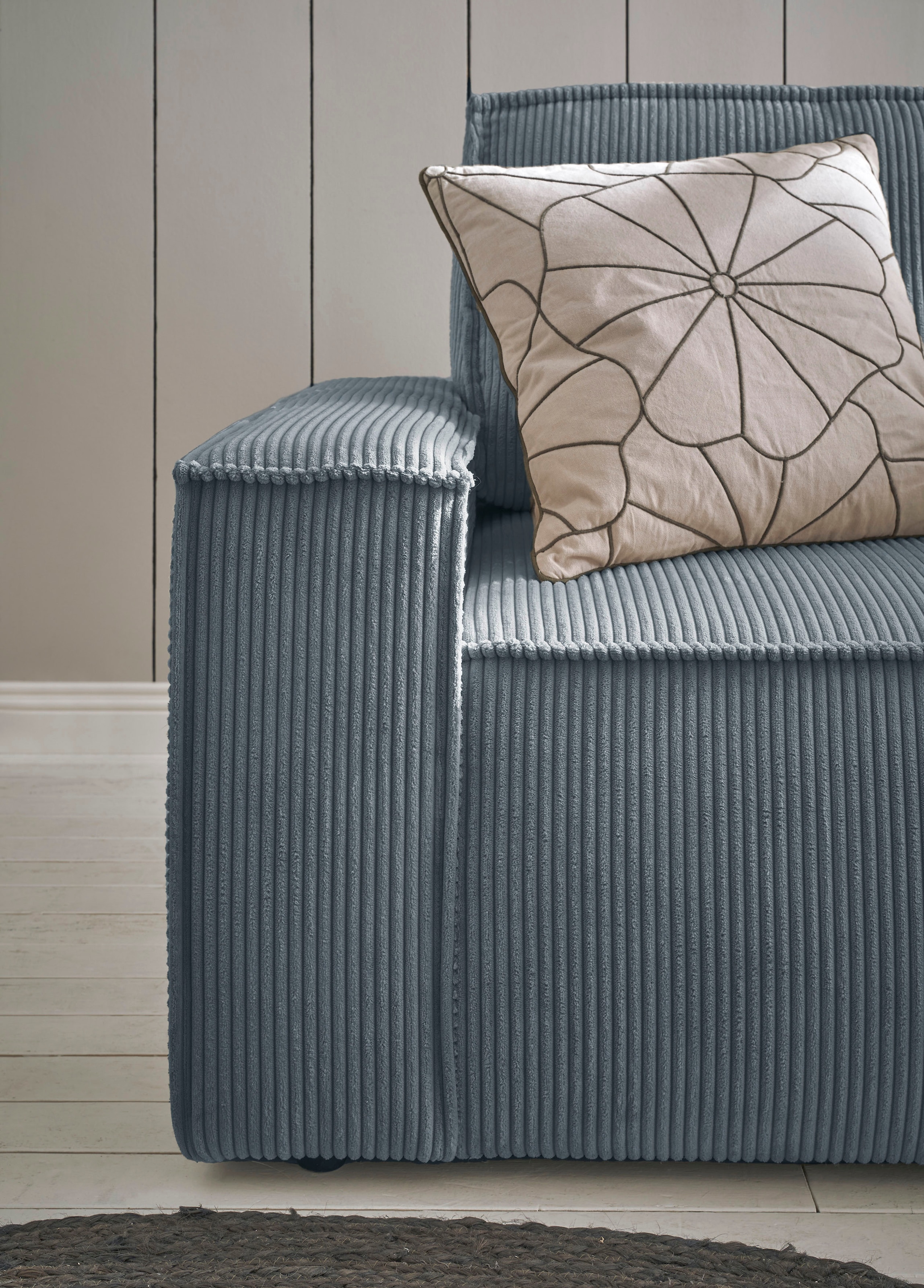 GOODproduct Fauteuil »SHERWOOD« Loveseat und Hocker im Set, passend zur Polster-Serie SHERWOOD