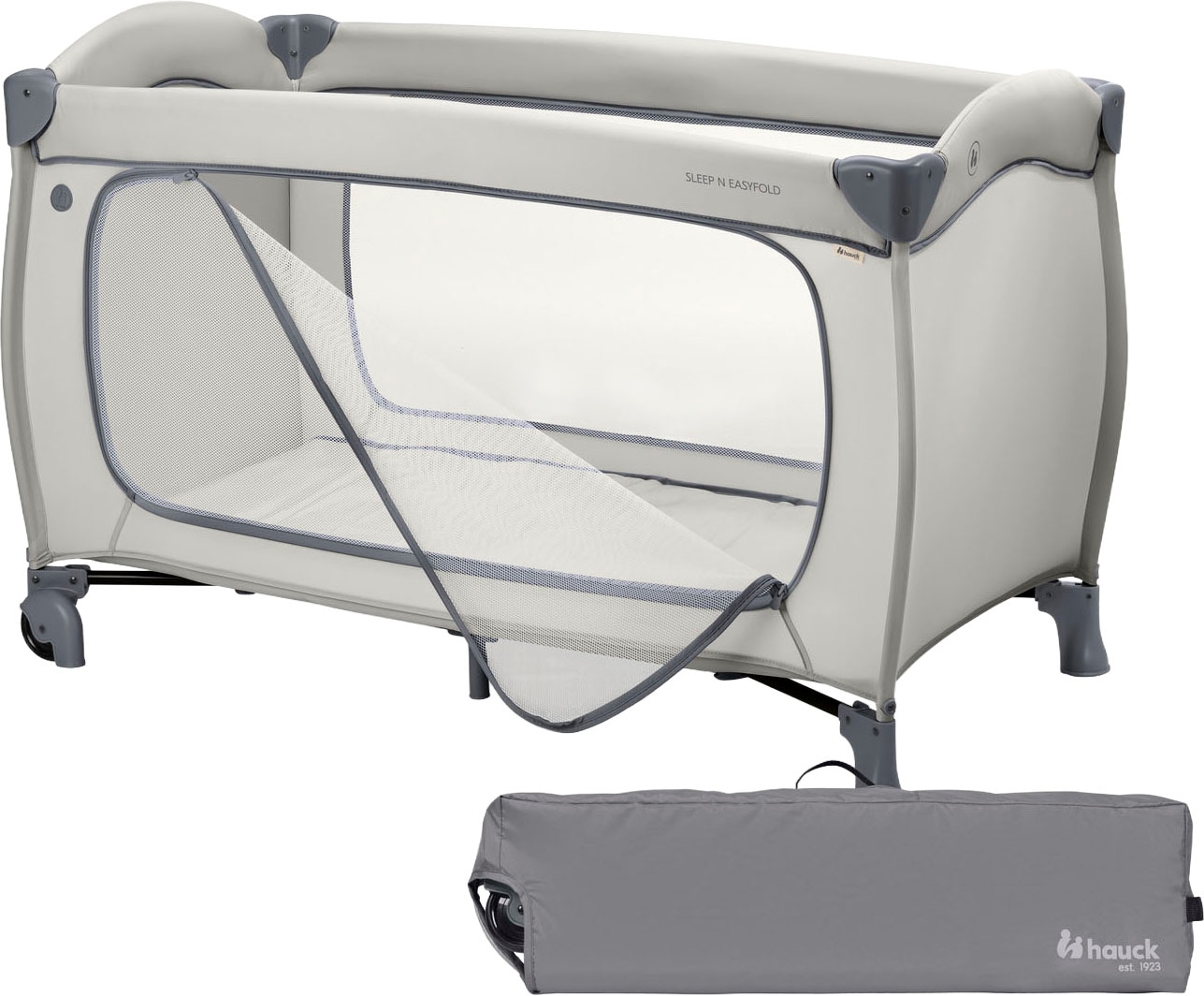 Hauck Lit de voyage pour bébé »Sleep N Easyfold« Vorderausstieg; inkl. Transporttasche