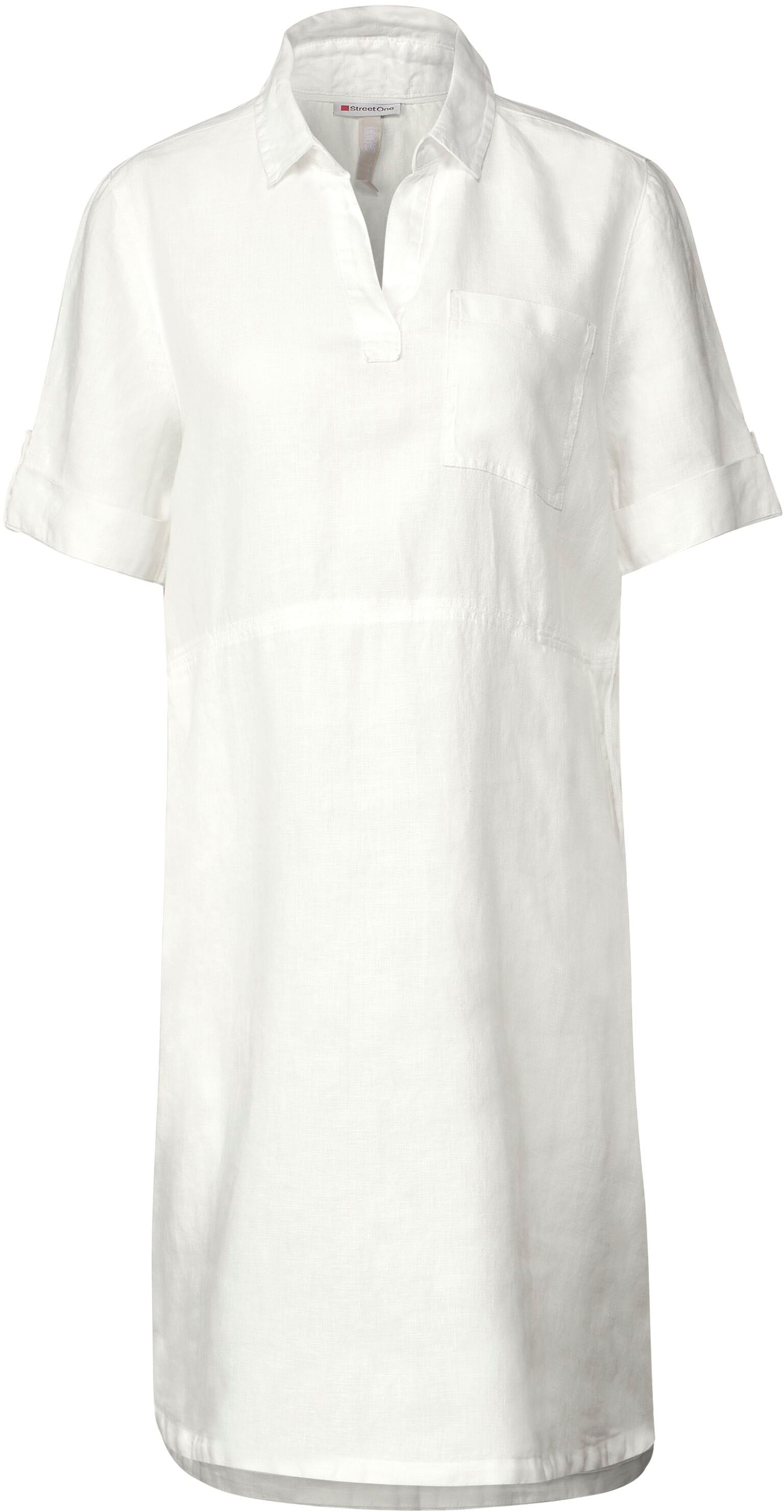 ♕ STREET ONE Hemdblusenkleid, mit leicht abgerundetem Saum  versandkostenfrei bestellen | V-Shirts