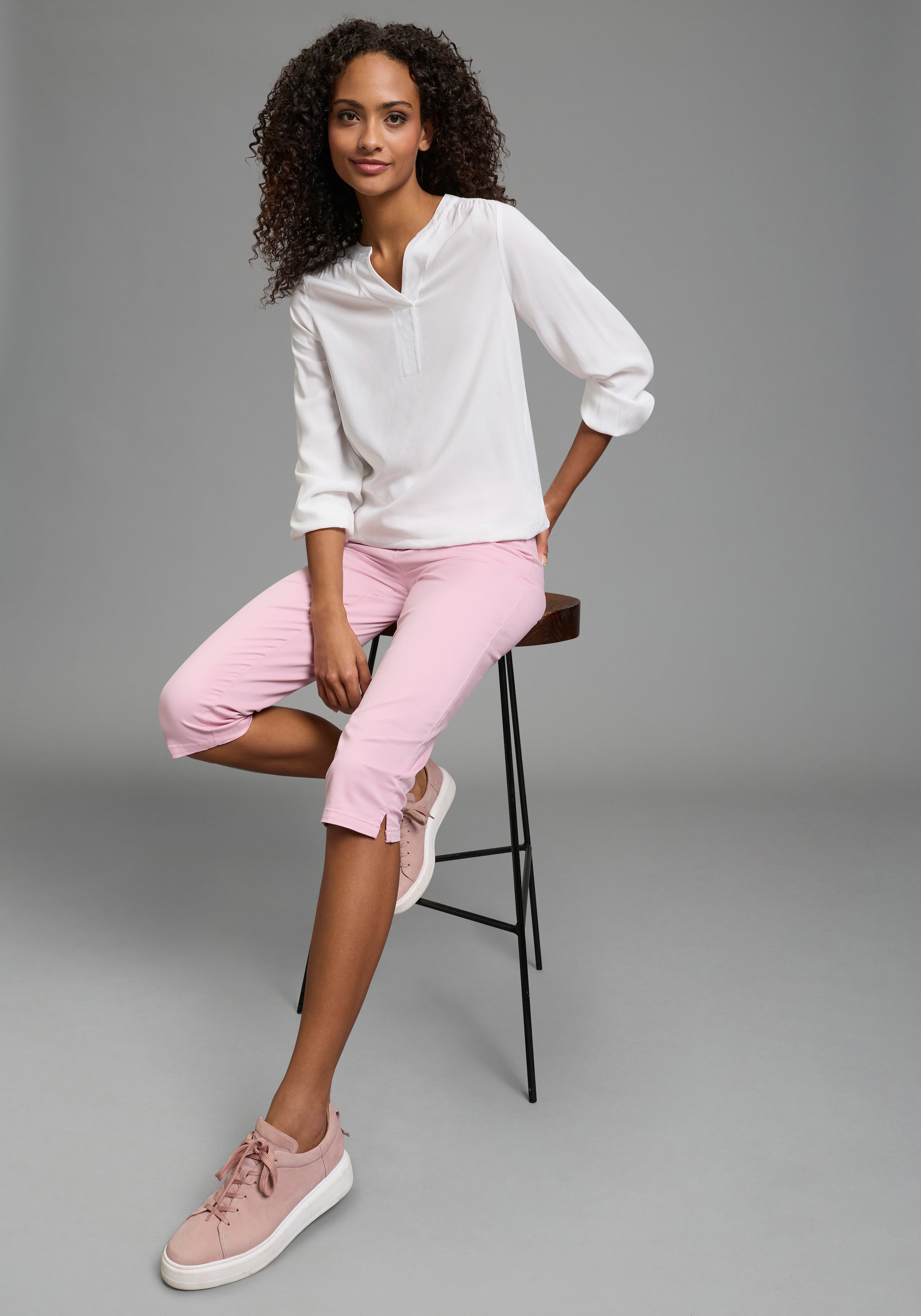 Laura Scott Caprihose  Webhose für Casualmode und Streetwear, femininer Stil