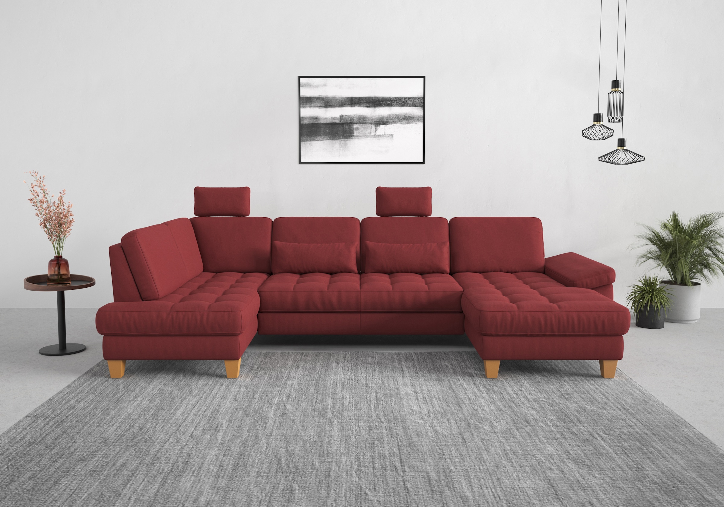 Image of sit&more Wohnlandschaft "Westham U-Form" wahlweise mit Bettfunktion, Bettkasten, Sitztiefenverstellung