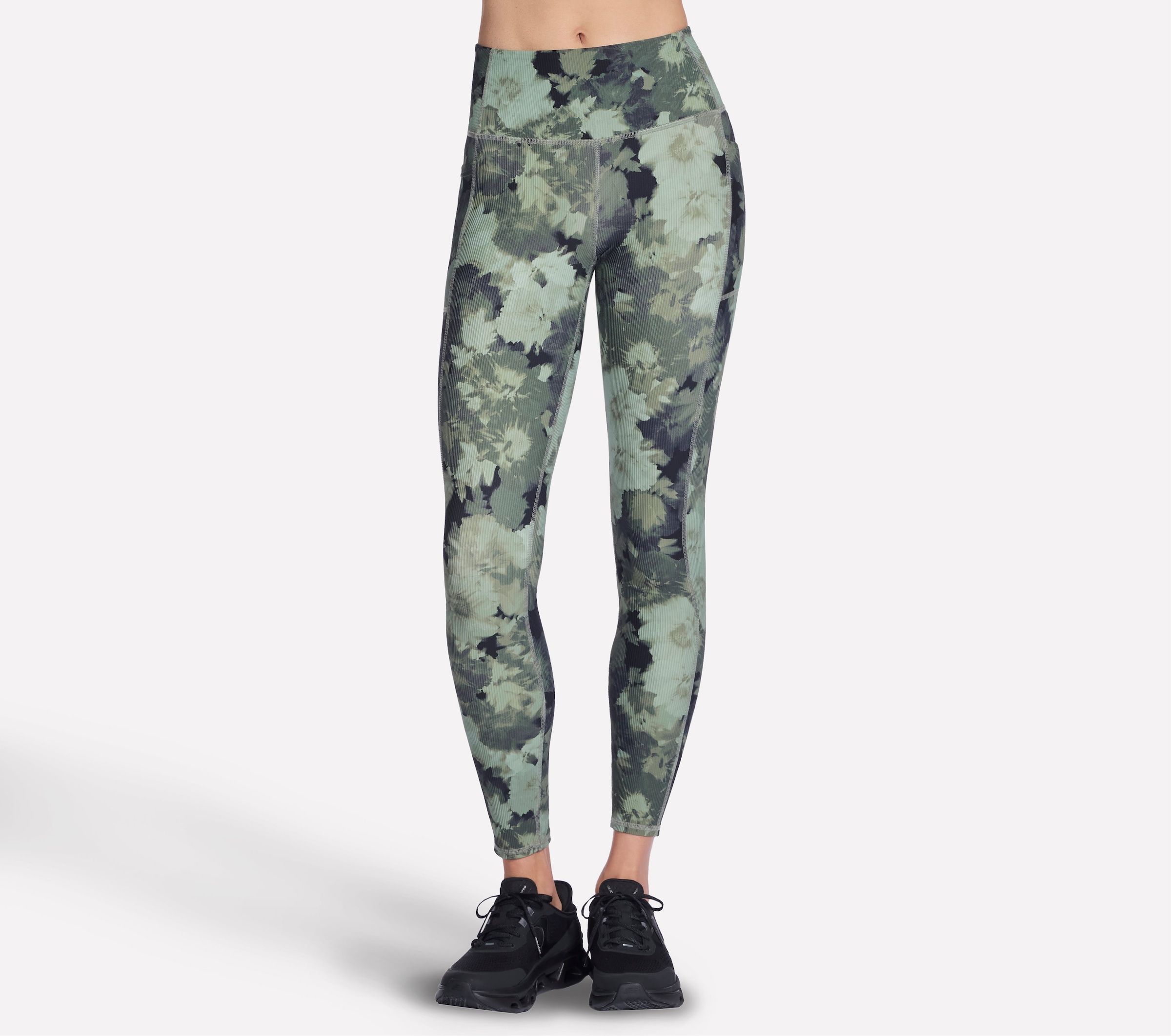 Image of Skechers Leggings "GOFLEX RIB INBLOOM FL HW LEGGING"