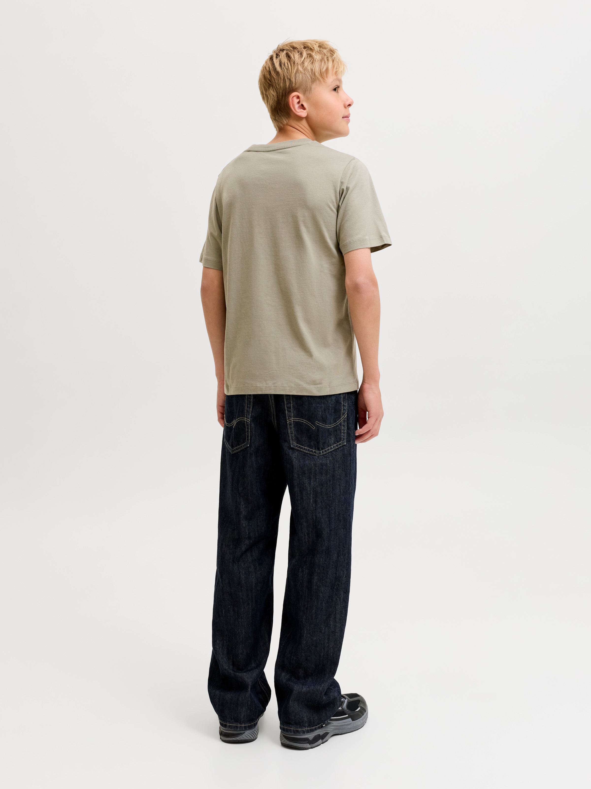 Jack & Jones Junior »JCOFUSION DOTS PRINT TEE SS CN JNR« Baumwolle, normal geschnitten