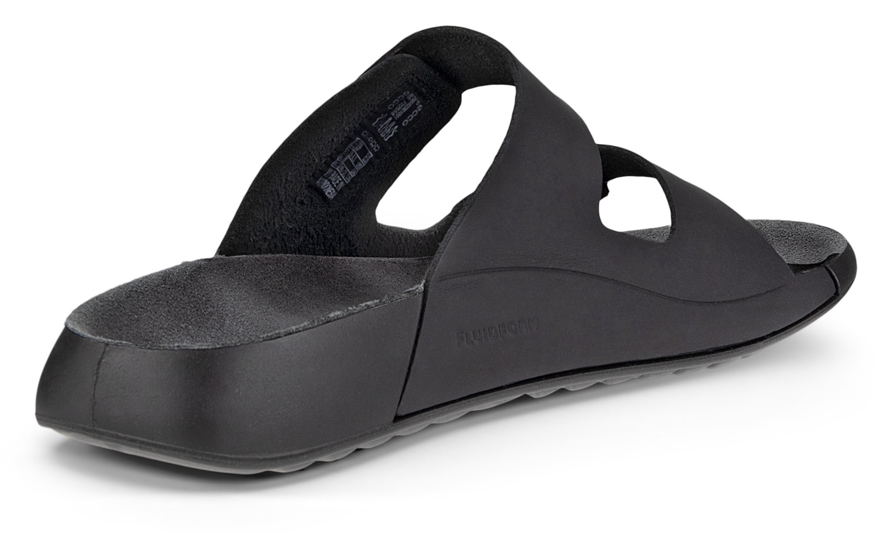 Ecco Pantolette »COZMO W«, Sommerschuh, Schlappen mit zwei Klettverschlussriemen