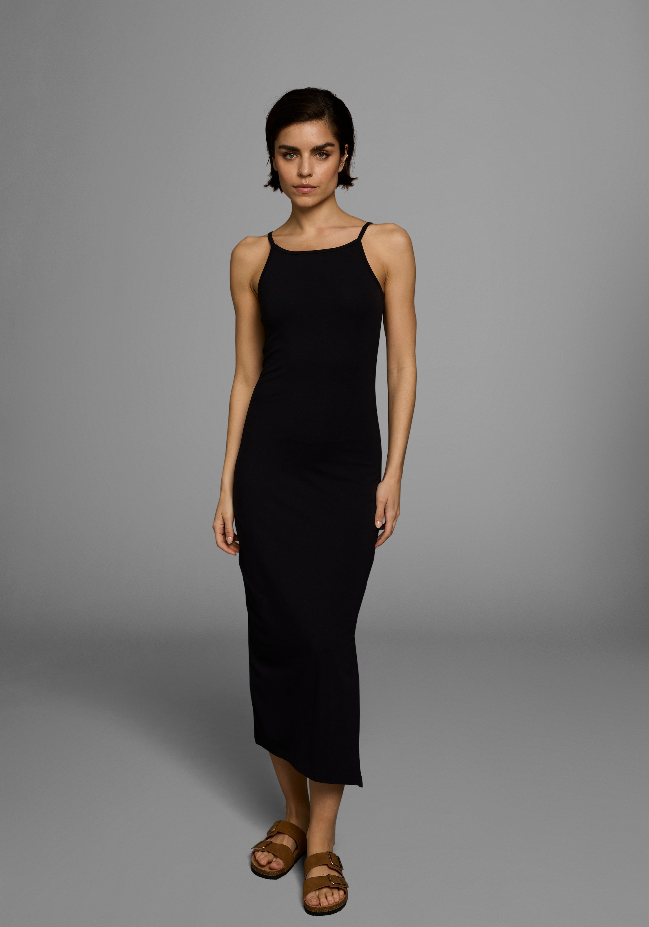 Image of AJC Sommerkleid Ohne Taschen aus Single Jersey, mit verstellbaren Spaghettiträgern