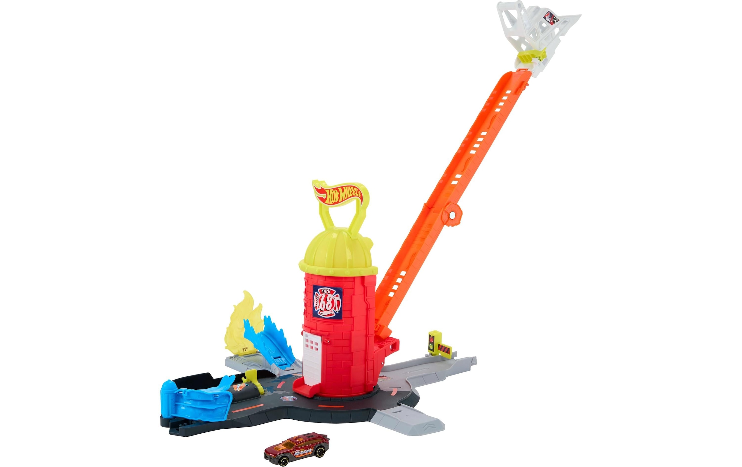 Hot Wheels Circuit de voitures »Hot Wheels City Super Feuerwehrwache«