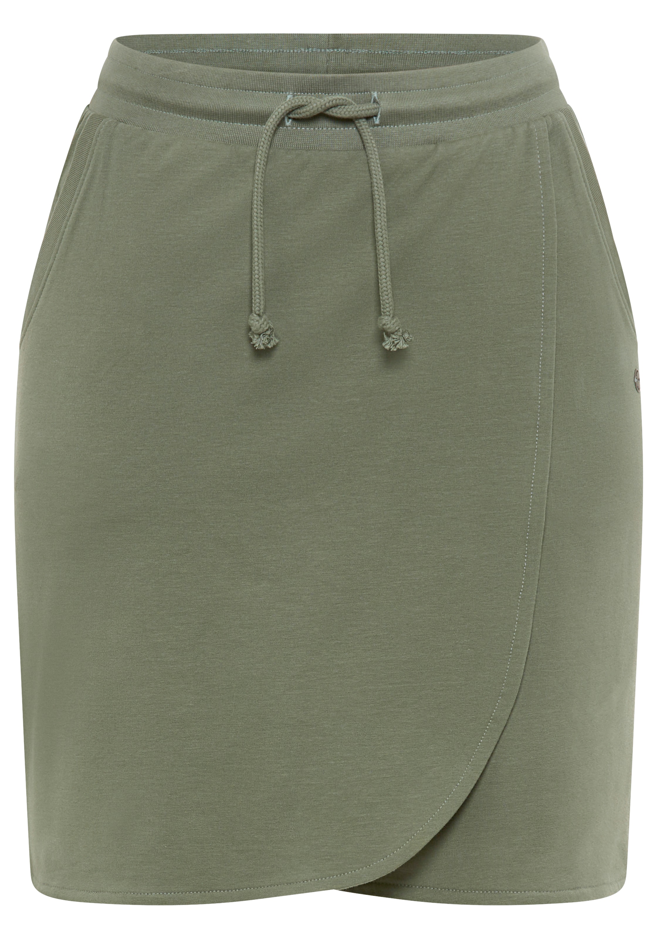 KangaROOS Jupe en jersey in Wickeloptik mit elastischem Bund