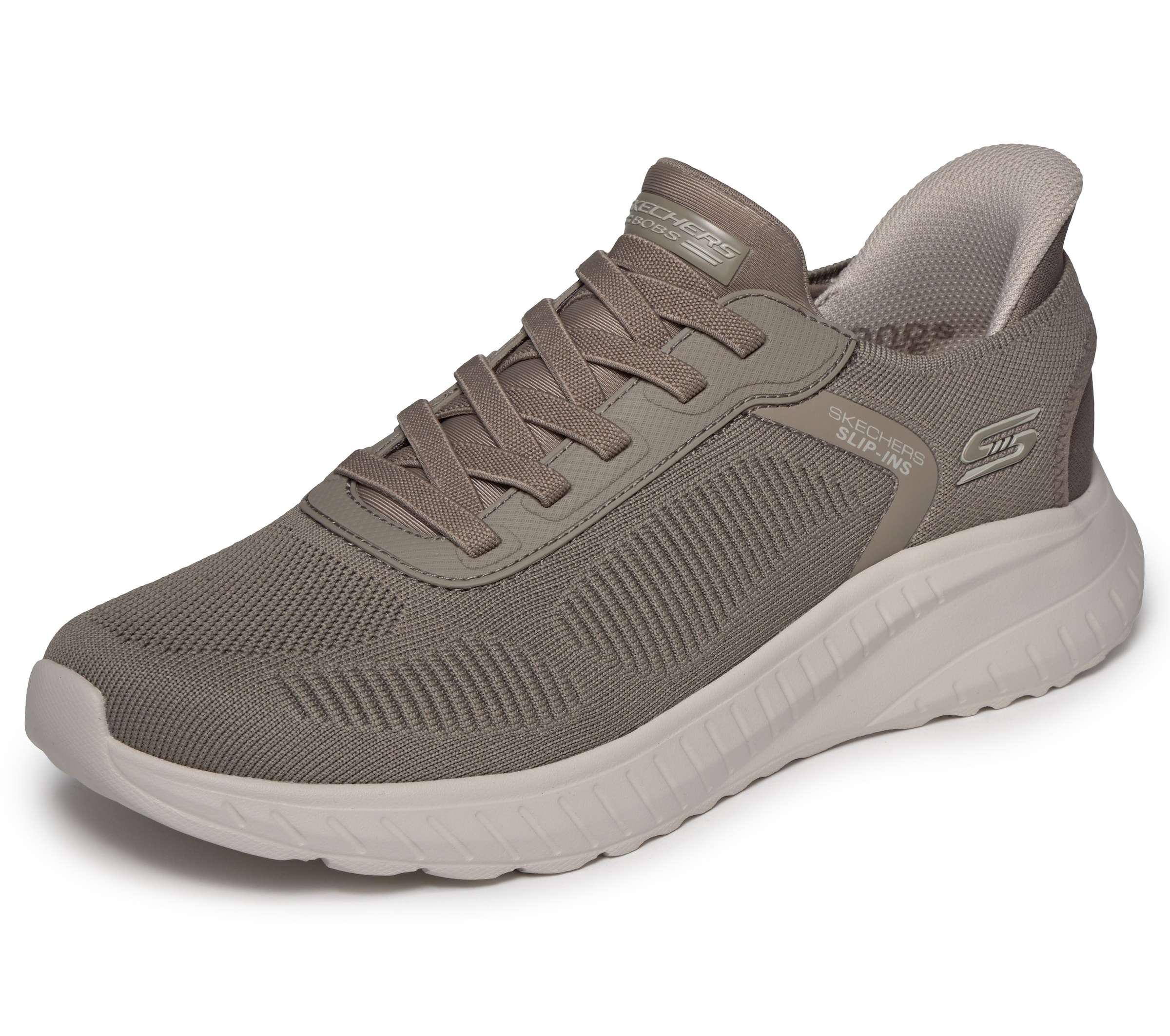 Image of Skechers Slip-On Sneaker "BOBS SQUAD CHAOS-SOLID STEP" Schlupfschuh, Slipper, Sneaker zum Schlupfen