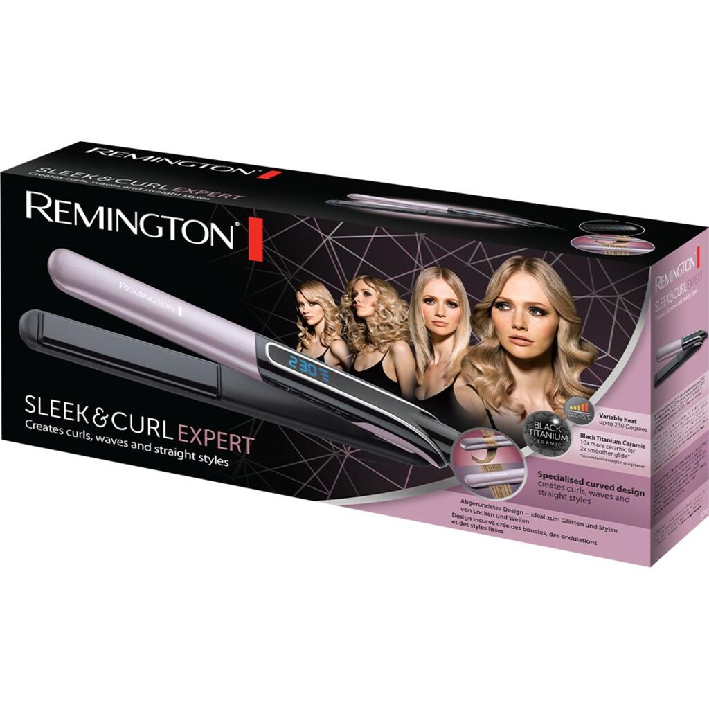 Remington Glätteisen »S6700 Sleek & Curl Expert«