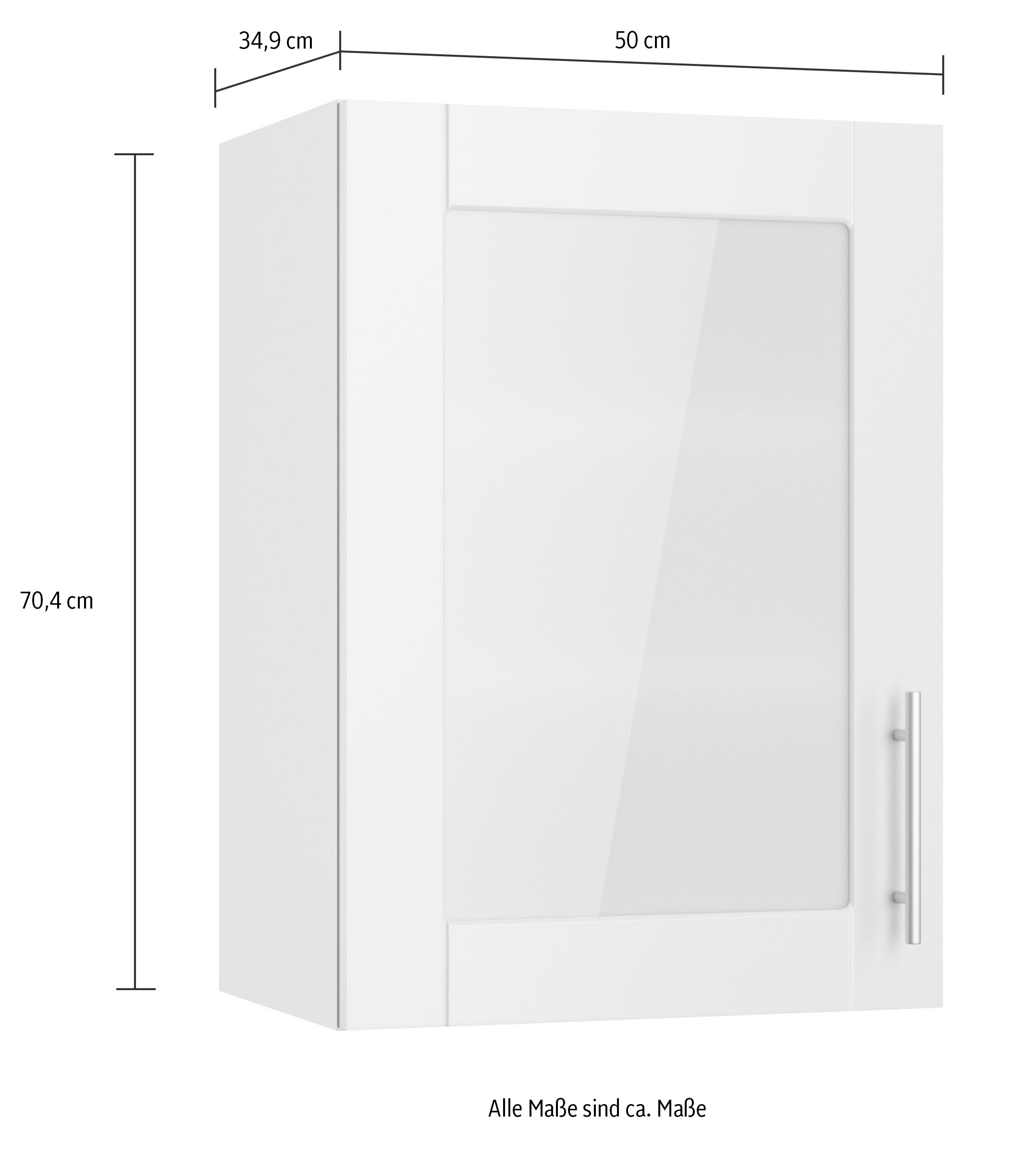 OPTIFIT Glashängeschrank »Ahus«, Breite 50 cm