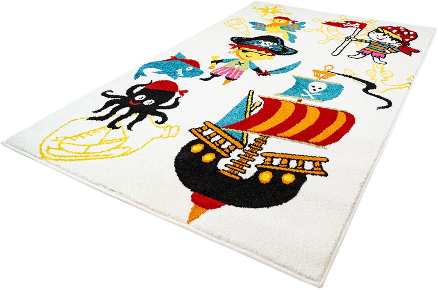 Image of Carpet City Kinderteppich »Moda Kids 1518«, rechteckig, 11 mm Höhe, Spieleteppich, Kurzflor bei Ackermann Versand Schweiz
