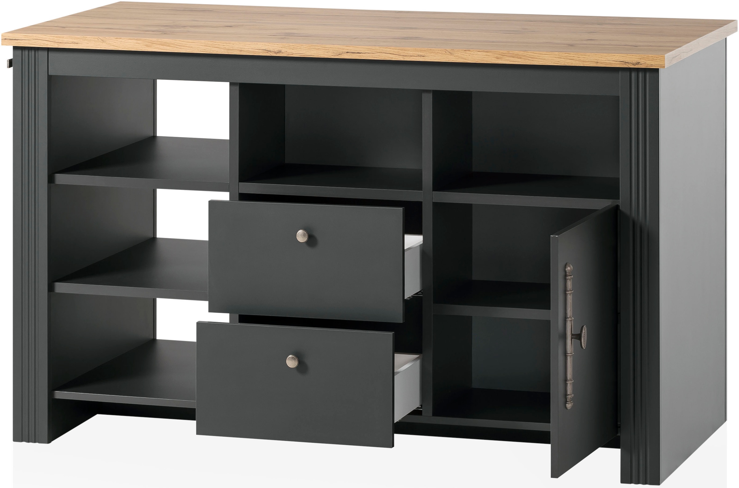 GOODproduct Küche »KS-Westminster« Breite 226 cm, ohne E-Geräte