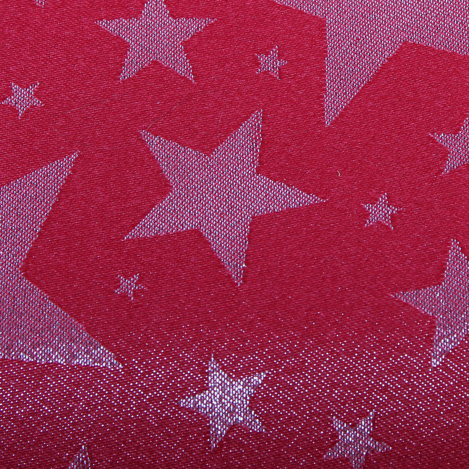 Delindo Lifestyle Mitteldecke »Christsterne«, (1 St.), Jacquard mit Lurexsternen