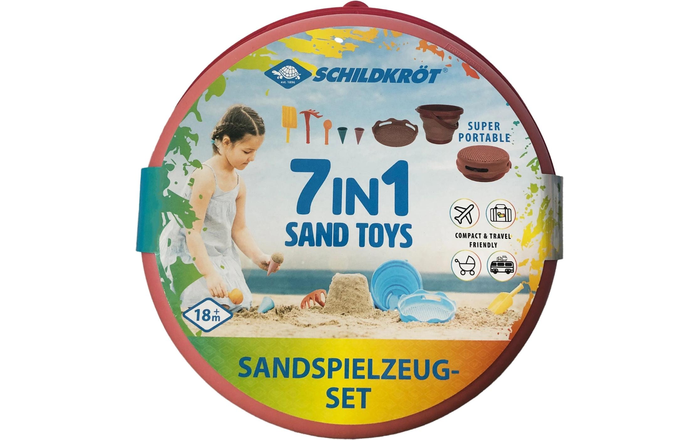Schildkröt Funsports Sandform-Set »7in1 Sand Toys Falteimer Set«