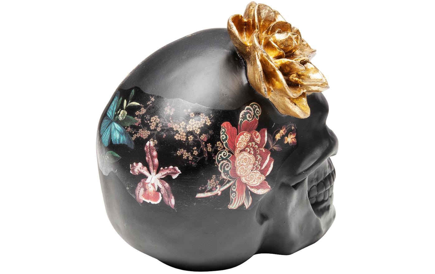 Kare Design Dekofigur »Deko Flower Skull 22 cm«