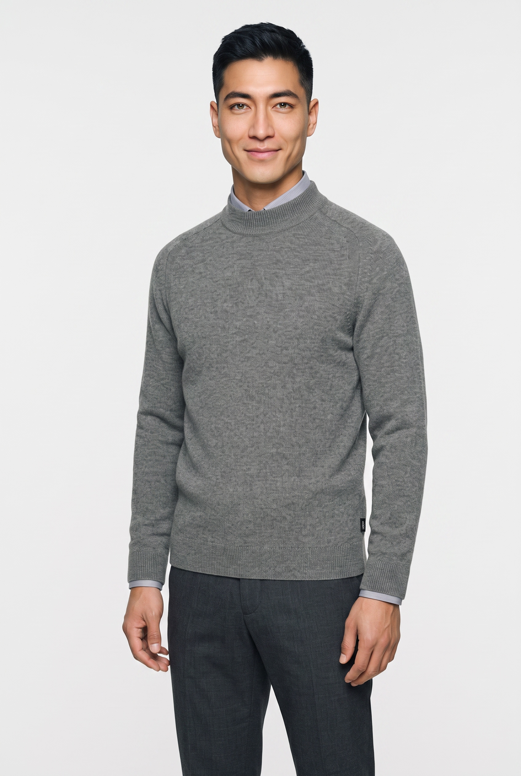 Image of JOOP Strickpullover "Wylandor" Regular fit mit Stehkragen, Kaschmir-Anteil