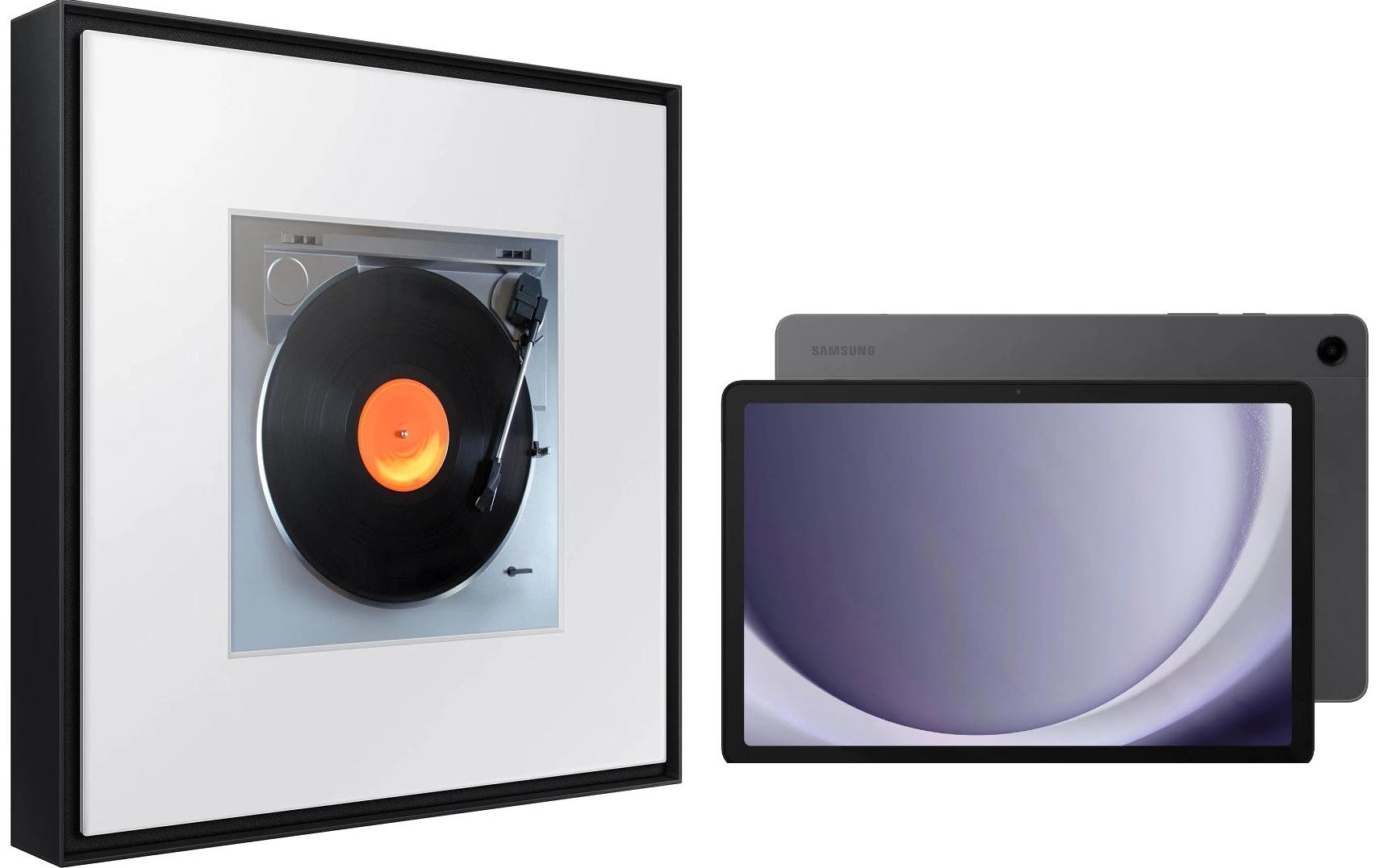 Image of Samsung Soundbar "Music Frame Bundle Inkl. Tab A9" (Bluetooth WLAN (WiFi) ) Drei Rücklautsprecher für intensiven Sound und tiefe Bässe